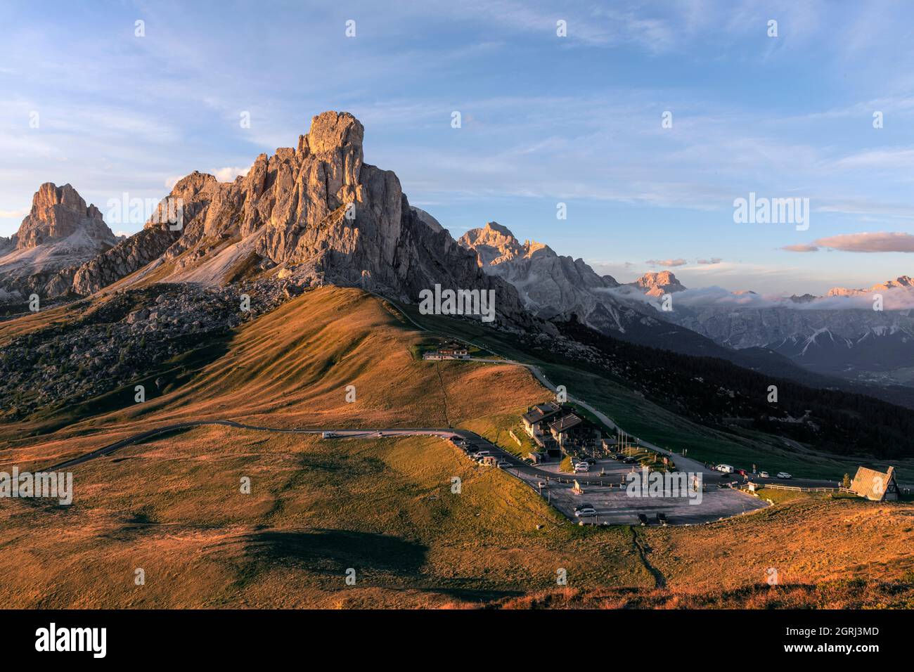 Passo Giau, Belluno, Veneto, Dolomites, Italy Stock Photo