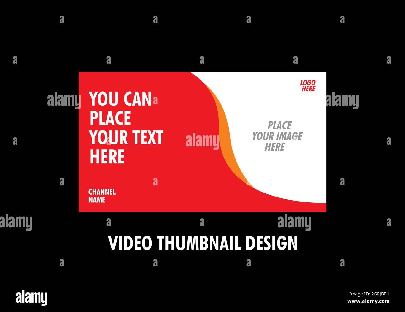 Red channel poster Stock Vector Images - Alamy