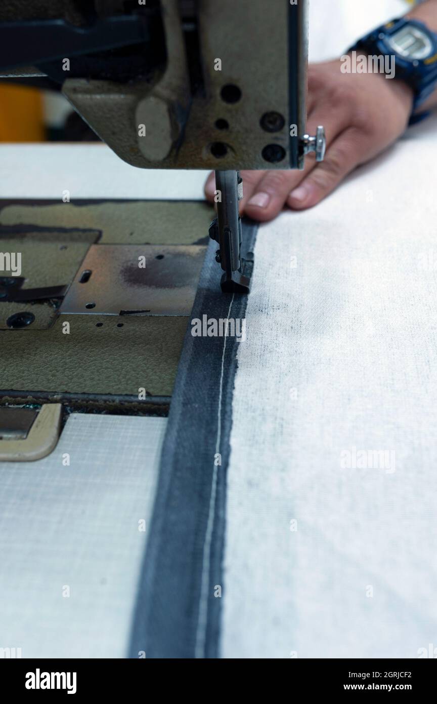 Tailor, thread, sewing machine, shop, manual labor, sewing Stock Photo