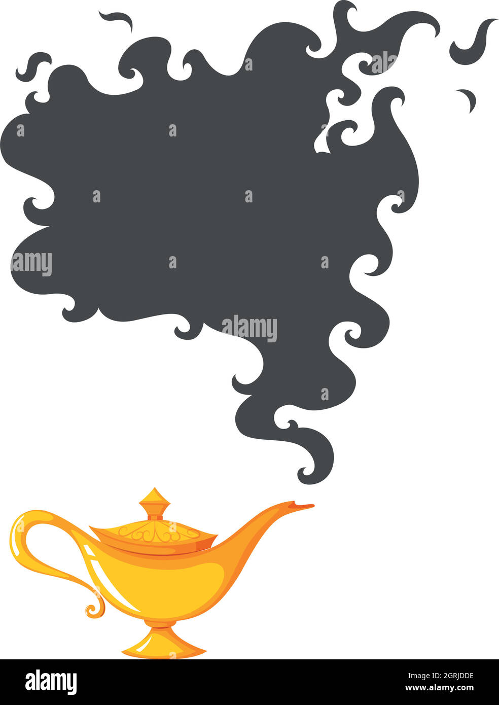 Dark smoke isolated white background Stock Vector Images - Alamy