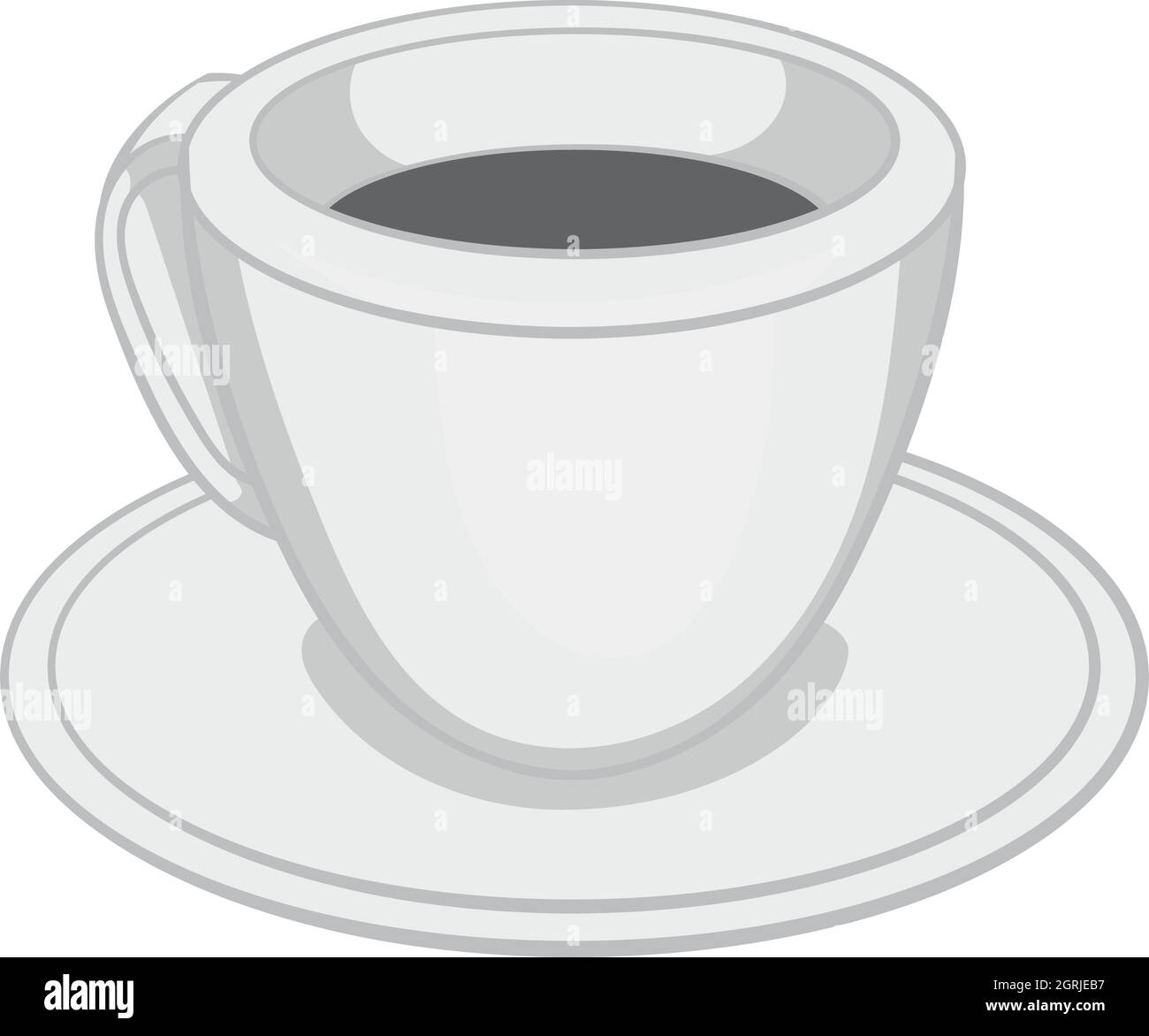 Black aromatic coffee Stock Vector Images - Alamy