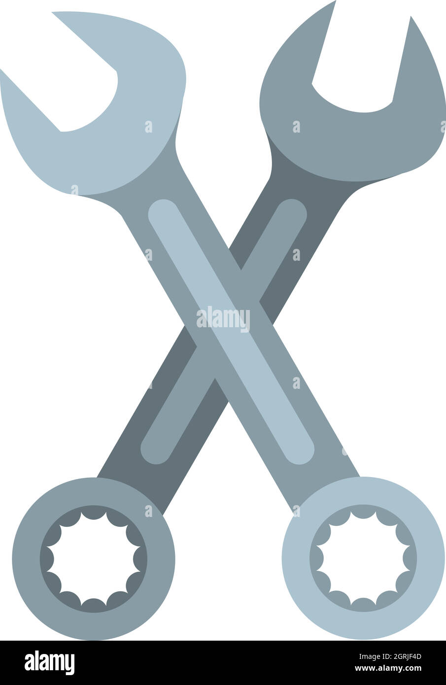 Wrenches icon, flat style Stock Vector Image & Art Alamy