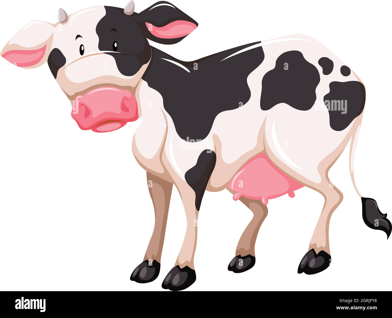 Milking animal Stock Vector