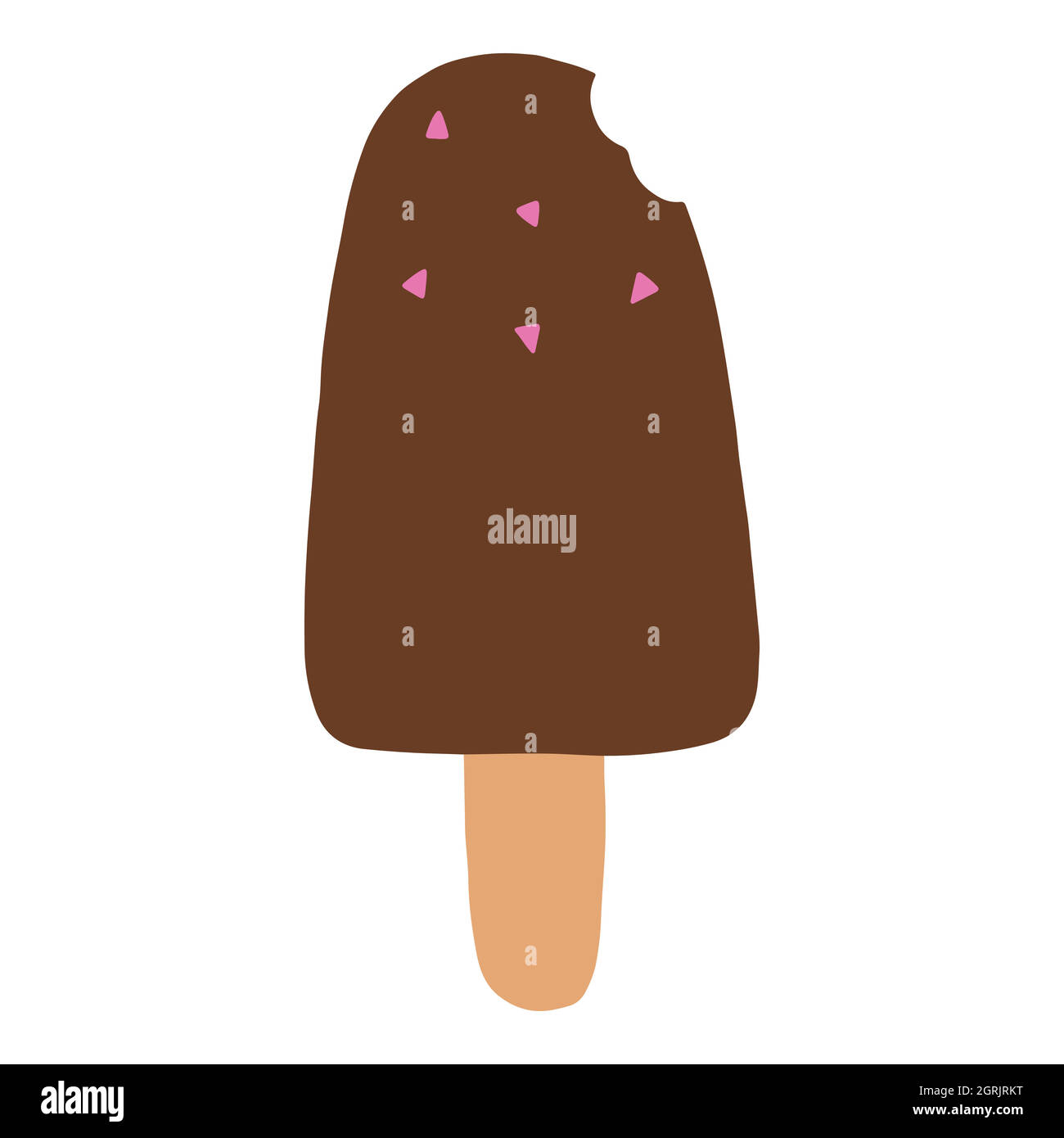 vector illustration of ice cream on a white background, isolated. icon ...