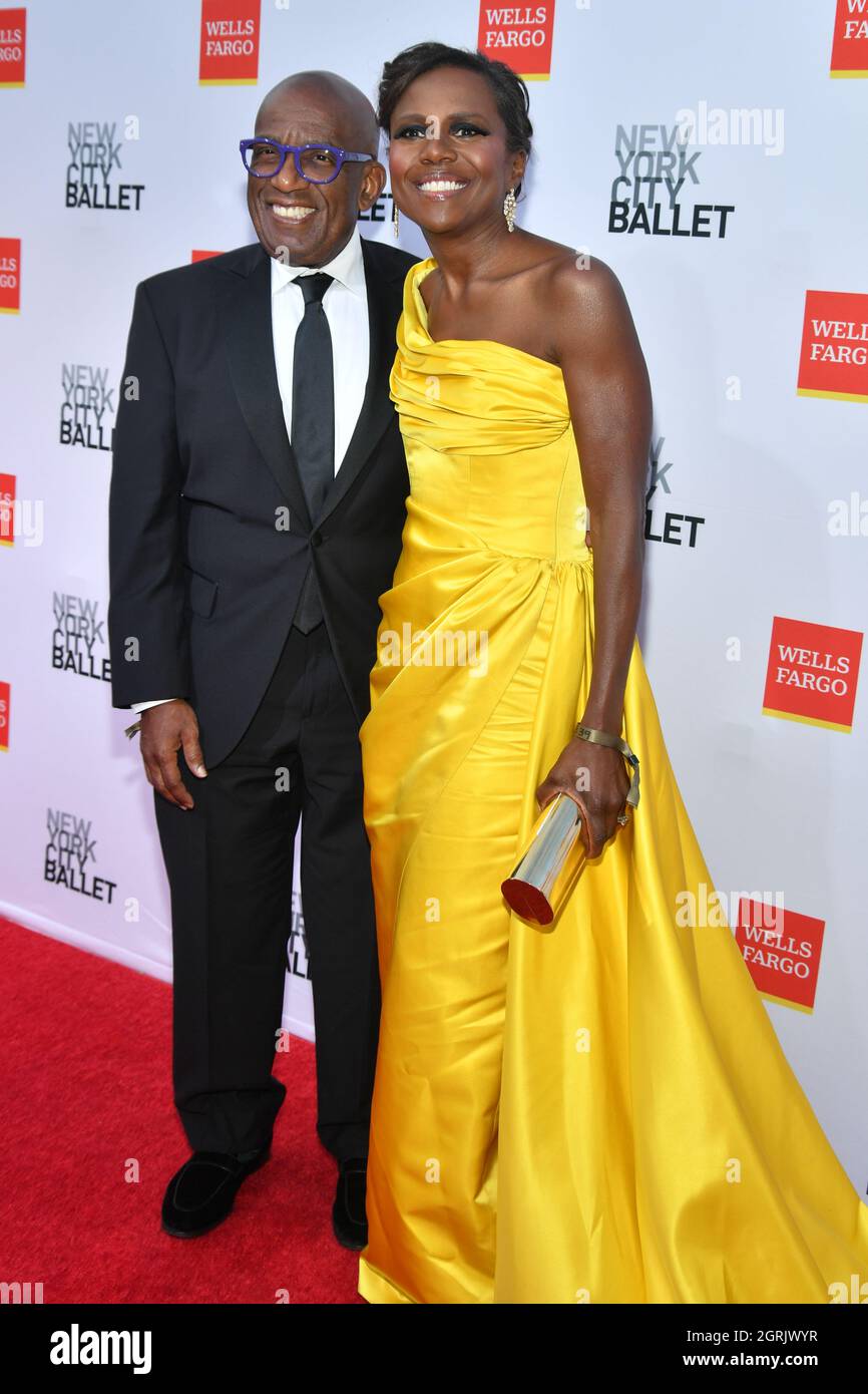 Al Roker and Deborah Roberts attend New York City Ballet's 2021 Fall