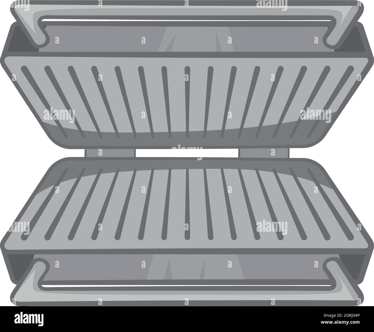 Electric grill icon, black monochrome style Stock Vector Image & Art ...