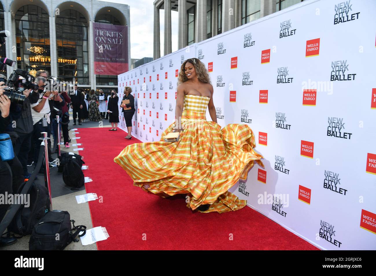 Laverne Cox attends New York City Ballet's 2021 Fall Fashion Gala at