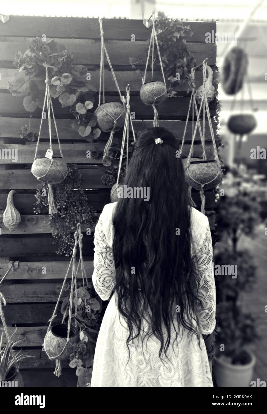 Back black and white hi-res stock photography and images - Alamy