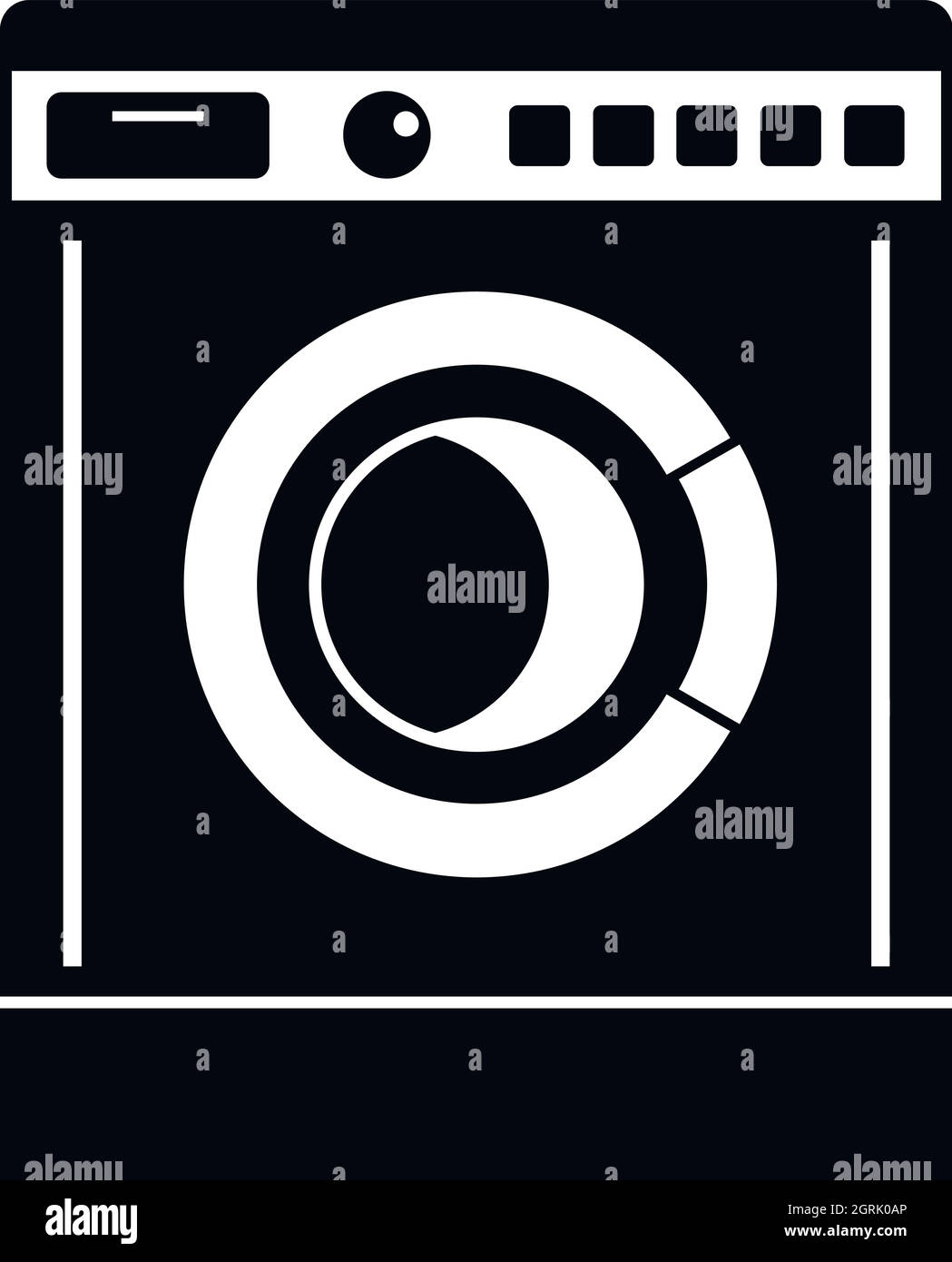 Washing machine icon in simple style Stock Vector Image & Art Alamy