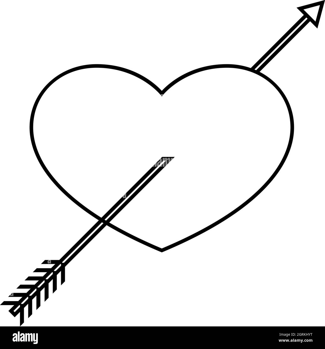Outline Love Heart Copy And Paste