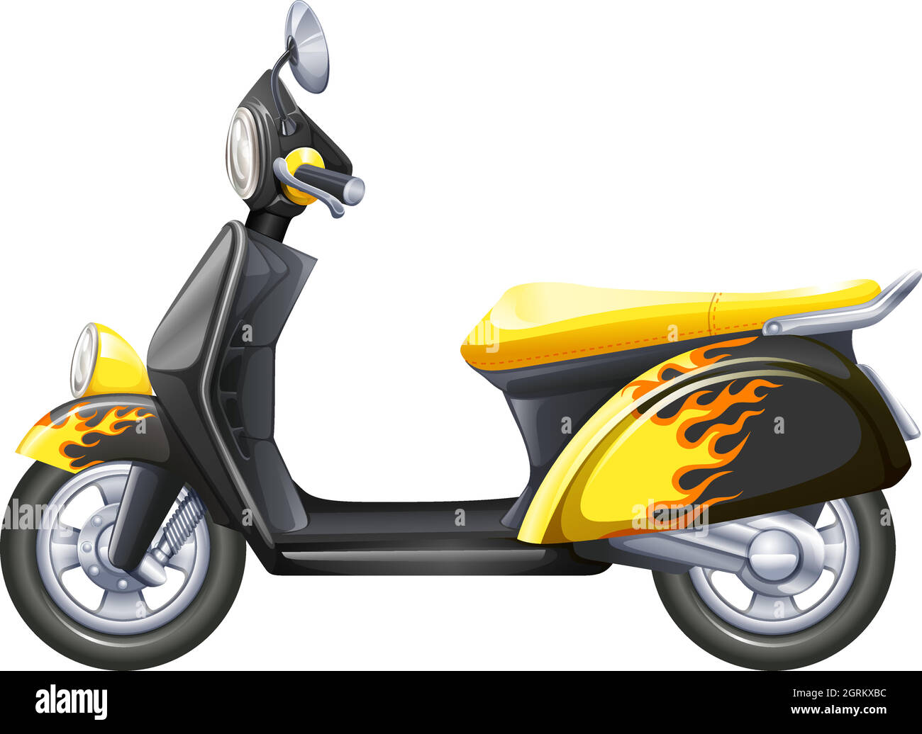A cost-efficient vehicle Stock Vector