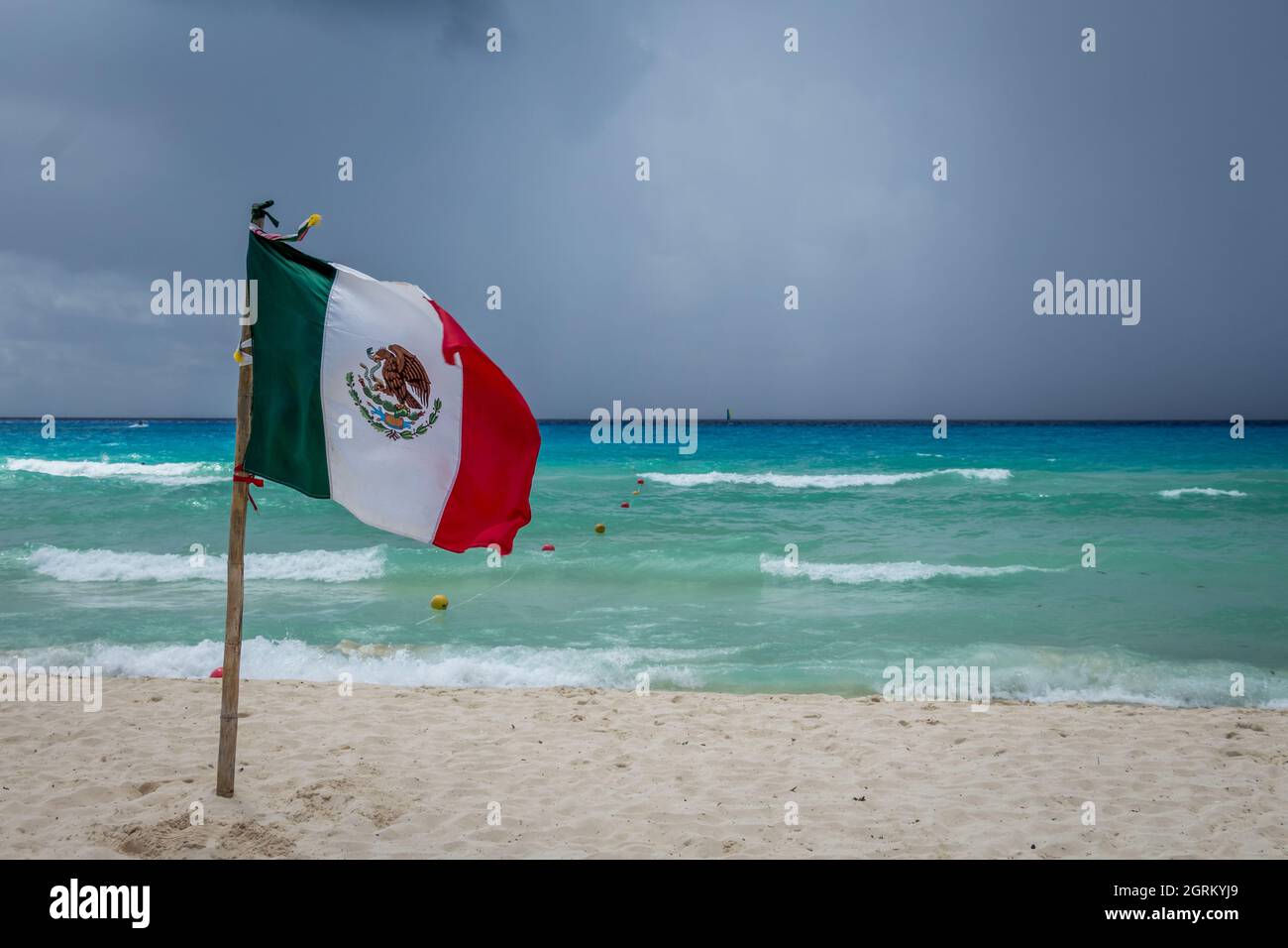National Flag Cancun Mexico High Resolution Stock Photography and