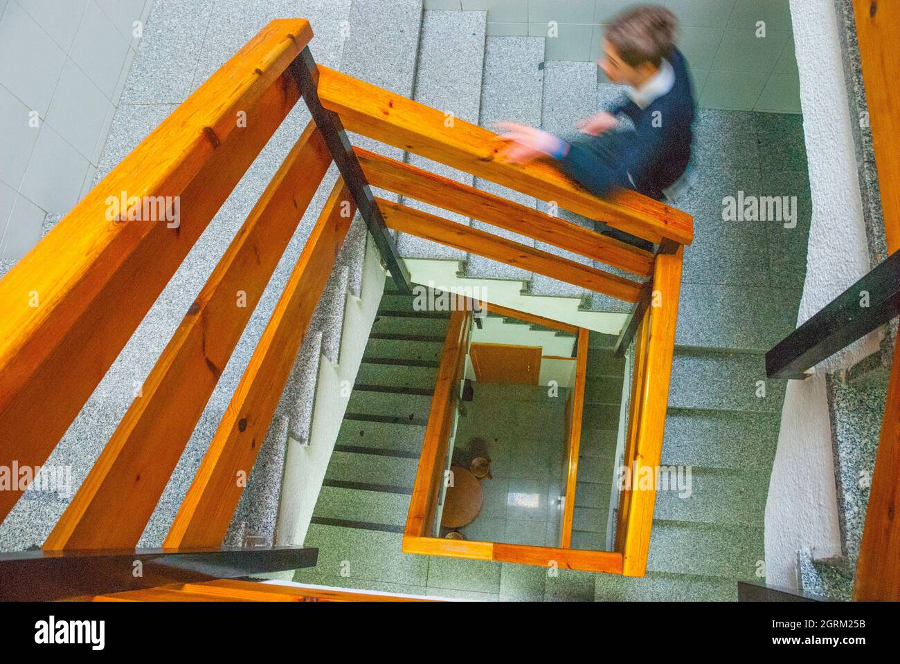 Stairs,view from above. Stock Photo