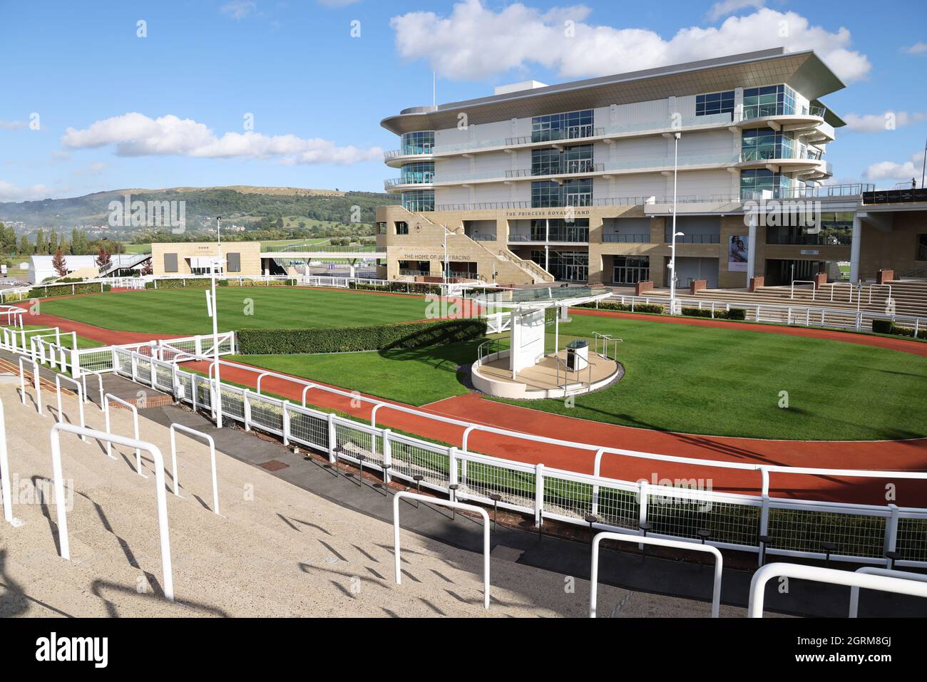 Cheltenham Racecourse The Princess Royal Stand and Winner's Enclosure  Picture by Antony Thompson - Thousand Word Media, NO SALES, NO SYNDICATION. Con Stock Photo