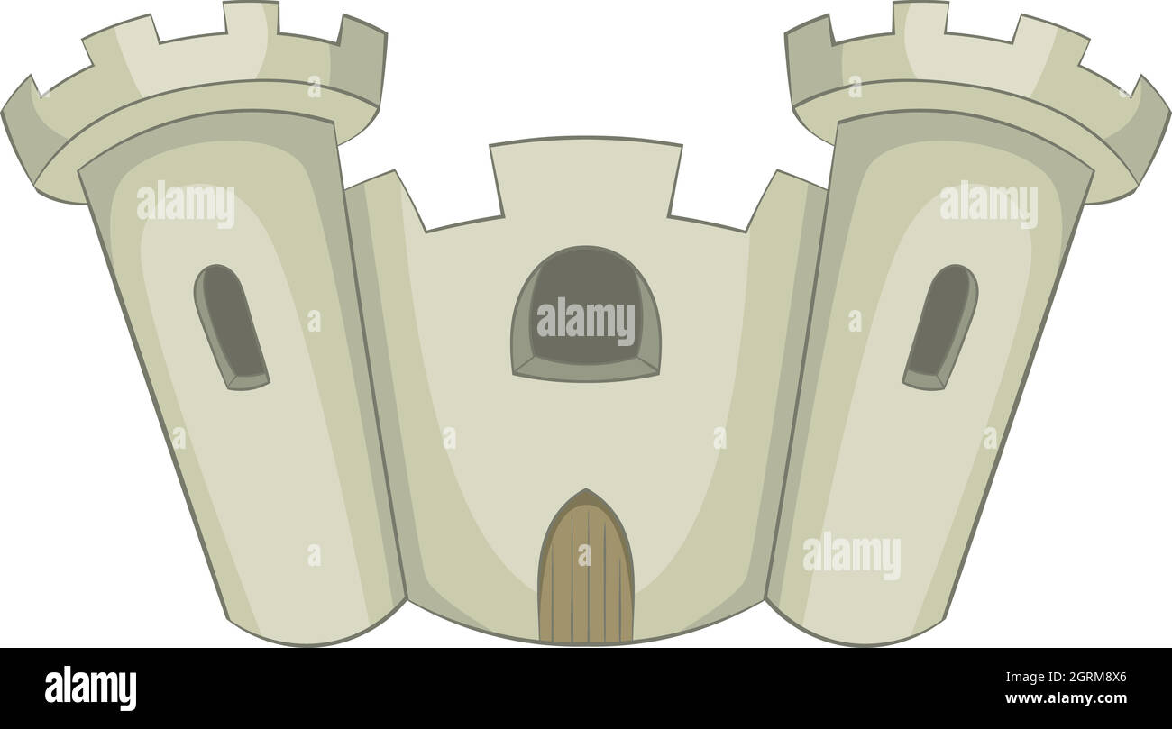 Ancient castle icon, cartoon style Stock Vector Image & Art - Alamy