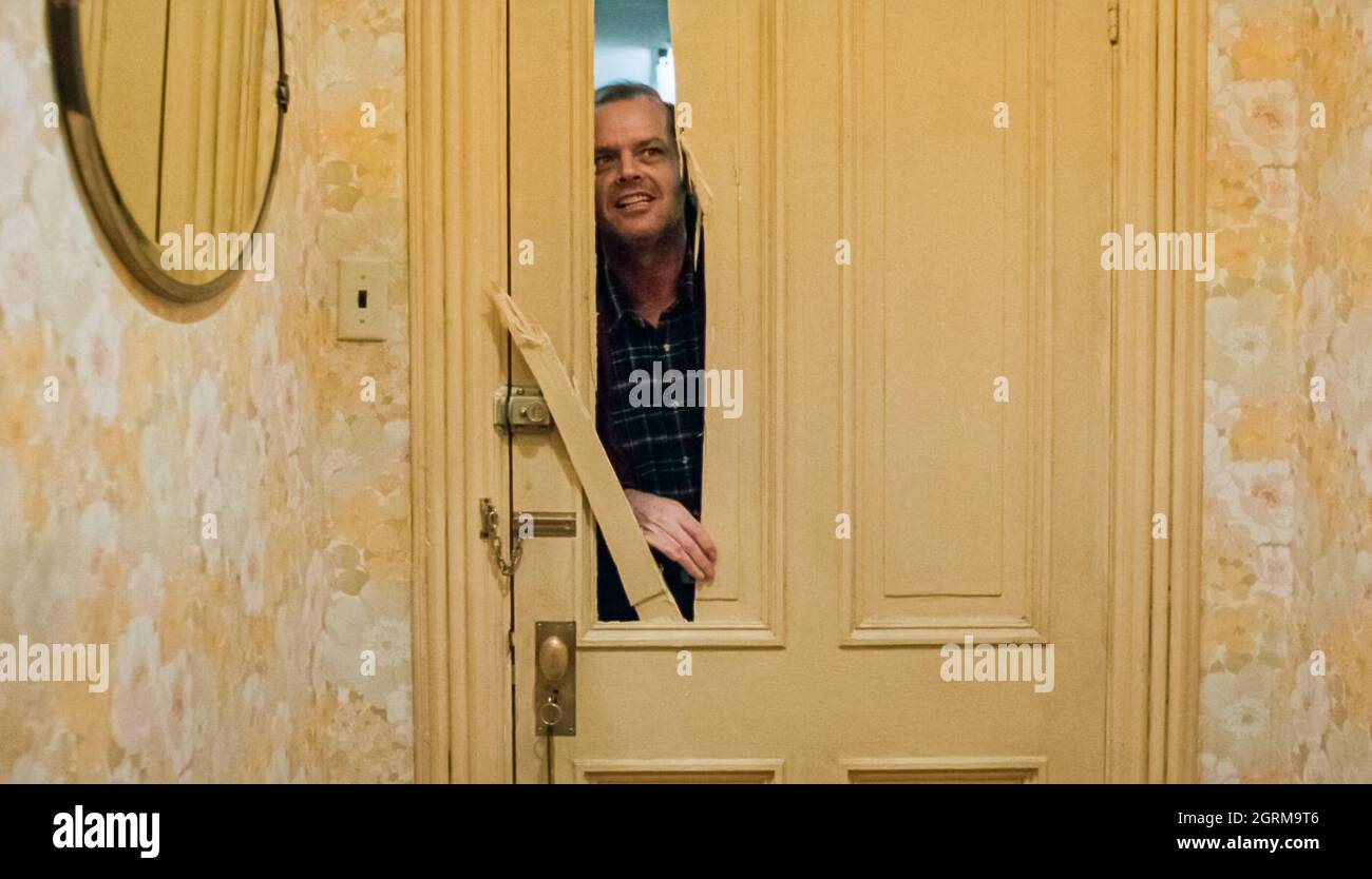 Jack Nicholson The Shining Door