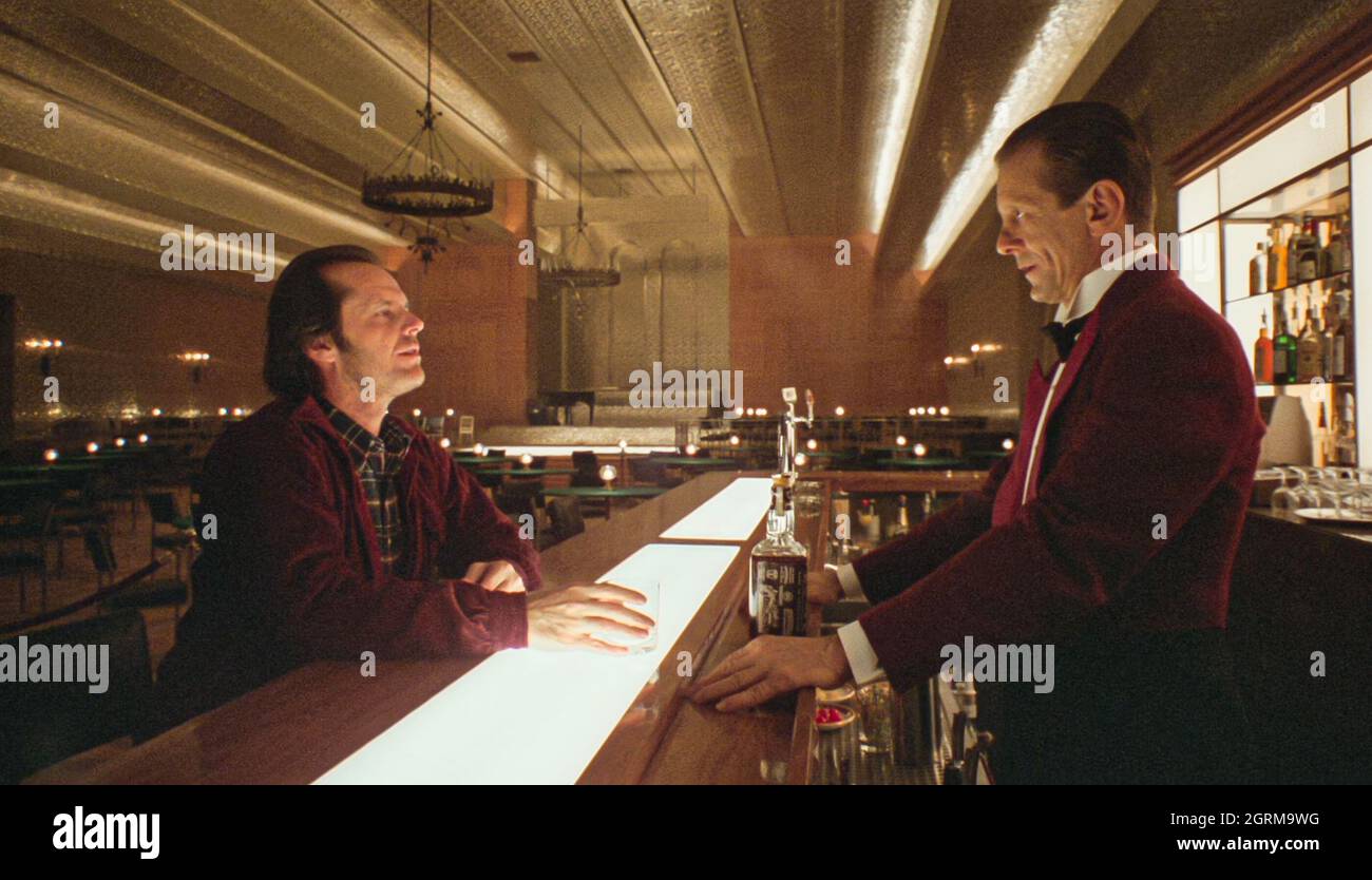 USA. Joe Turkel and Jack Nicholson in a scene from the (C)Warner Bros