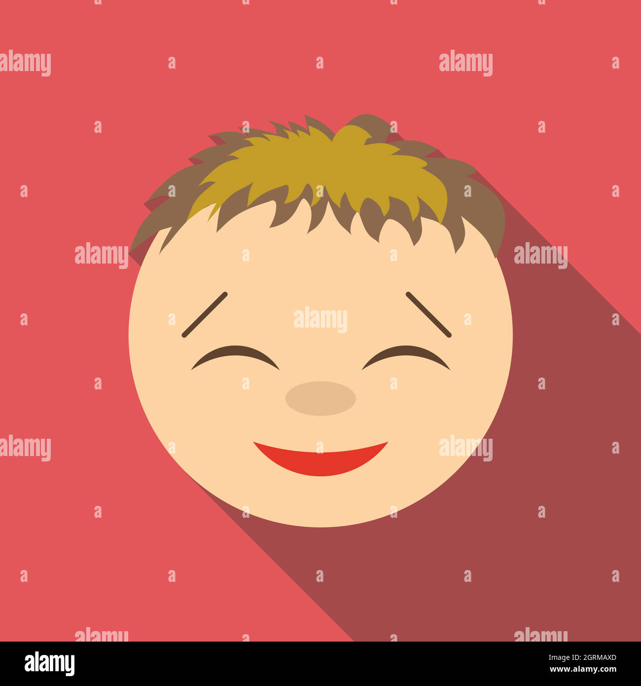 Cunning icon, flat style Stock Vector