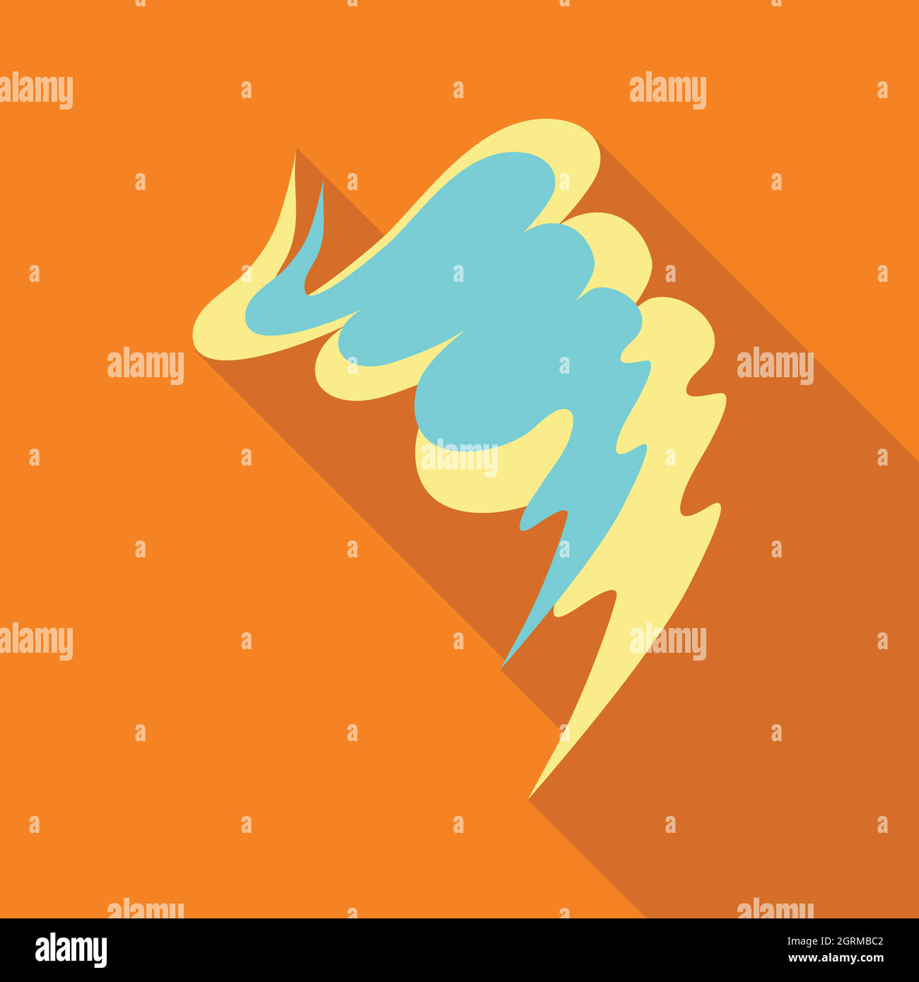 Smear icon, flat style Stock Vector Image & Art - Alamy