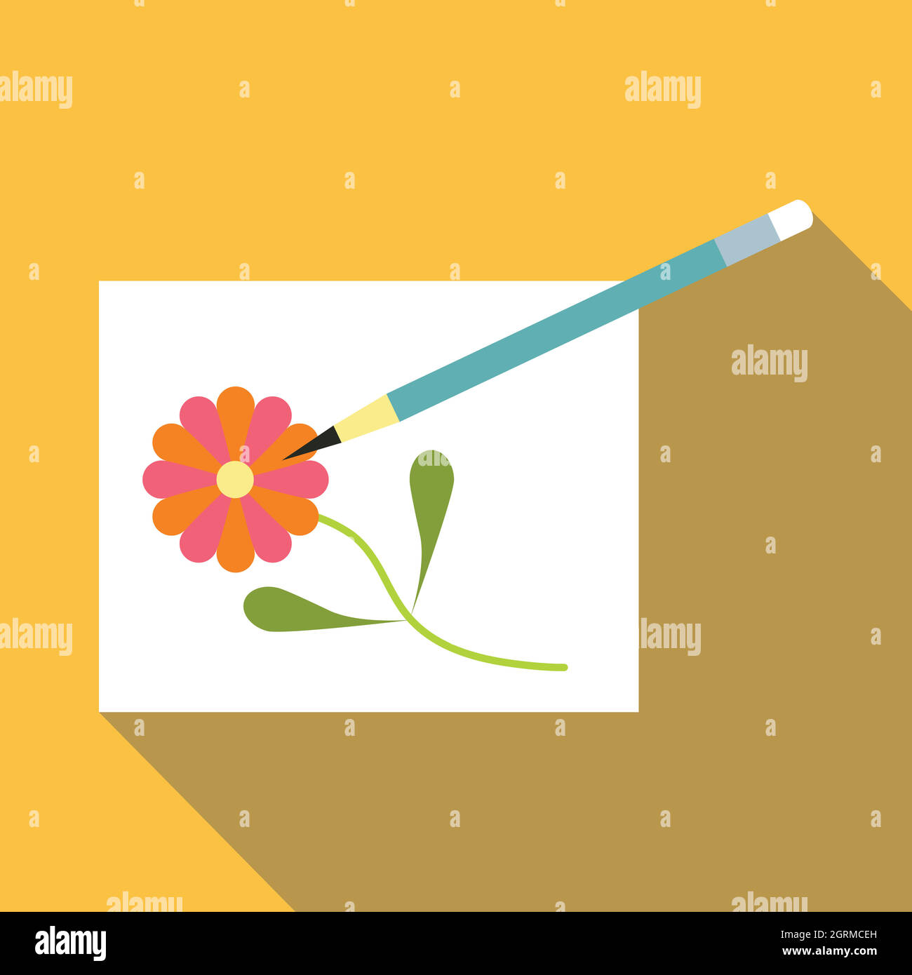 Picture icon, flat style Stock Vector Image & Art - Alamy