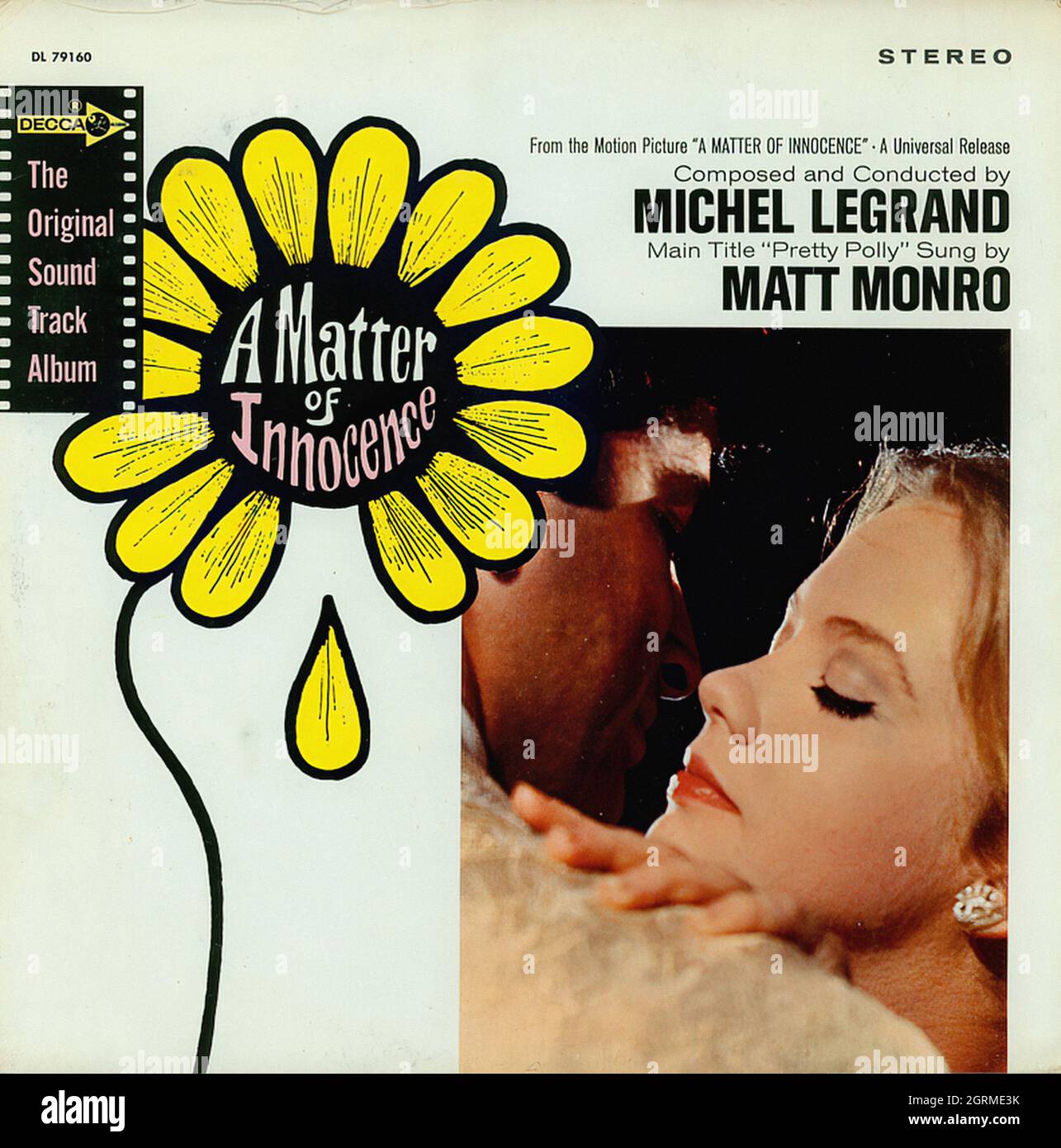 A Matter Of Innocence - Vintage Soundtrack Vinyl Album Stock Photo