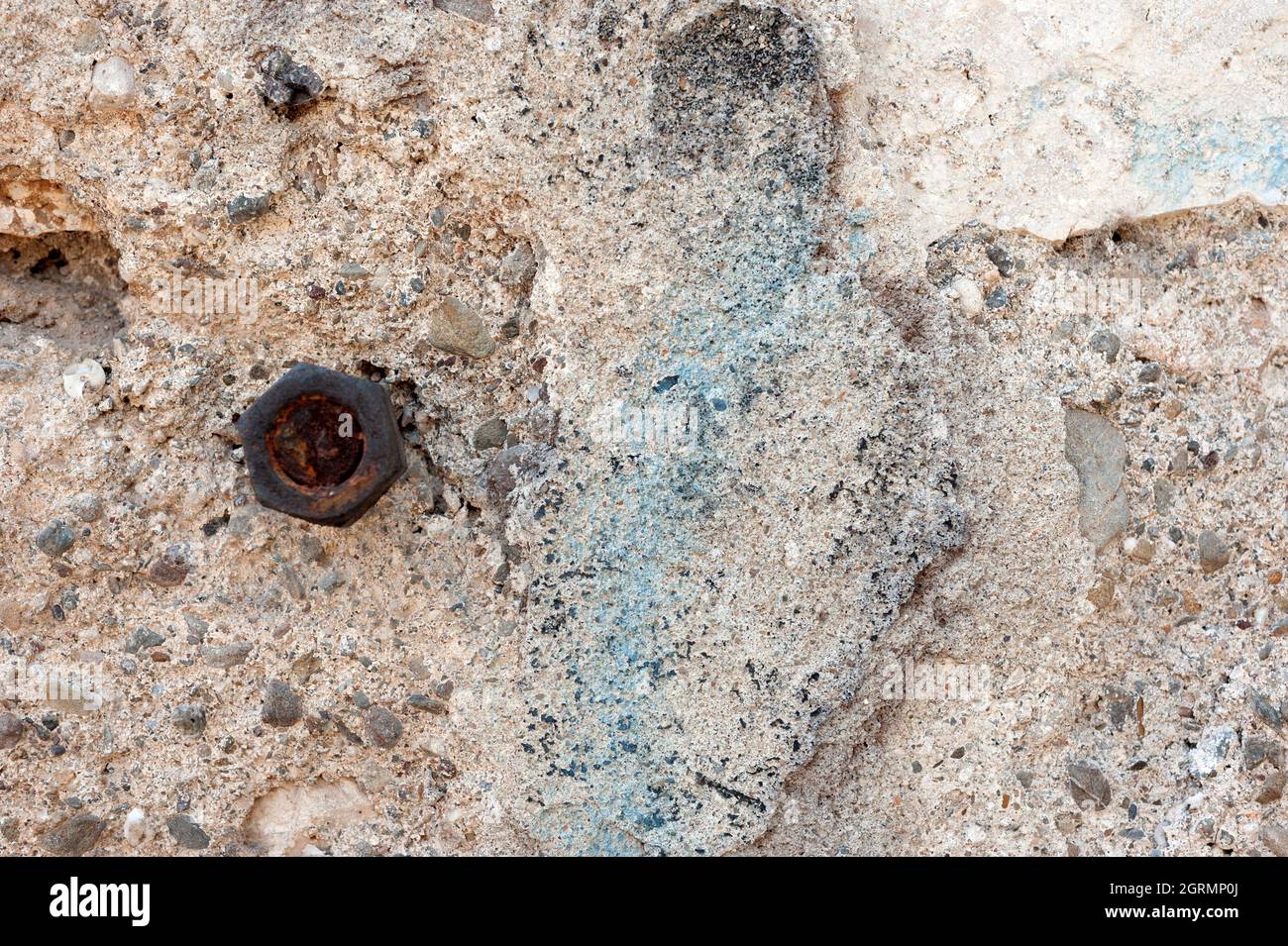 Screw, nail in the wall Stock Photo Alamy