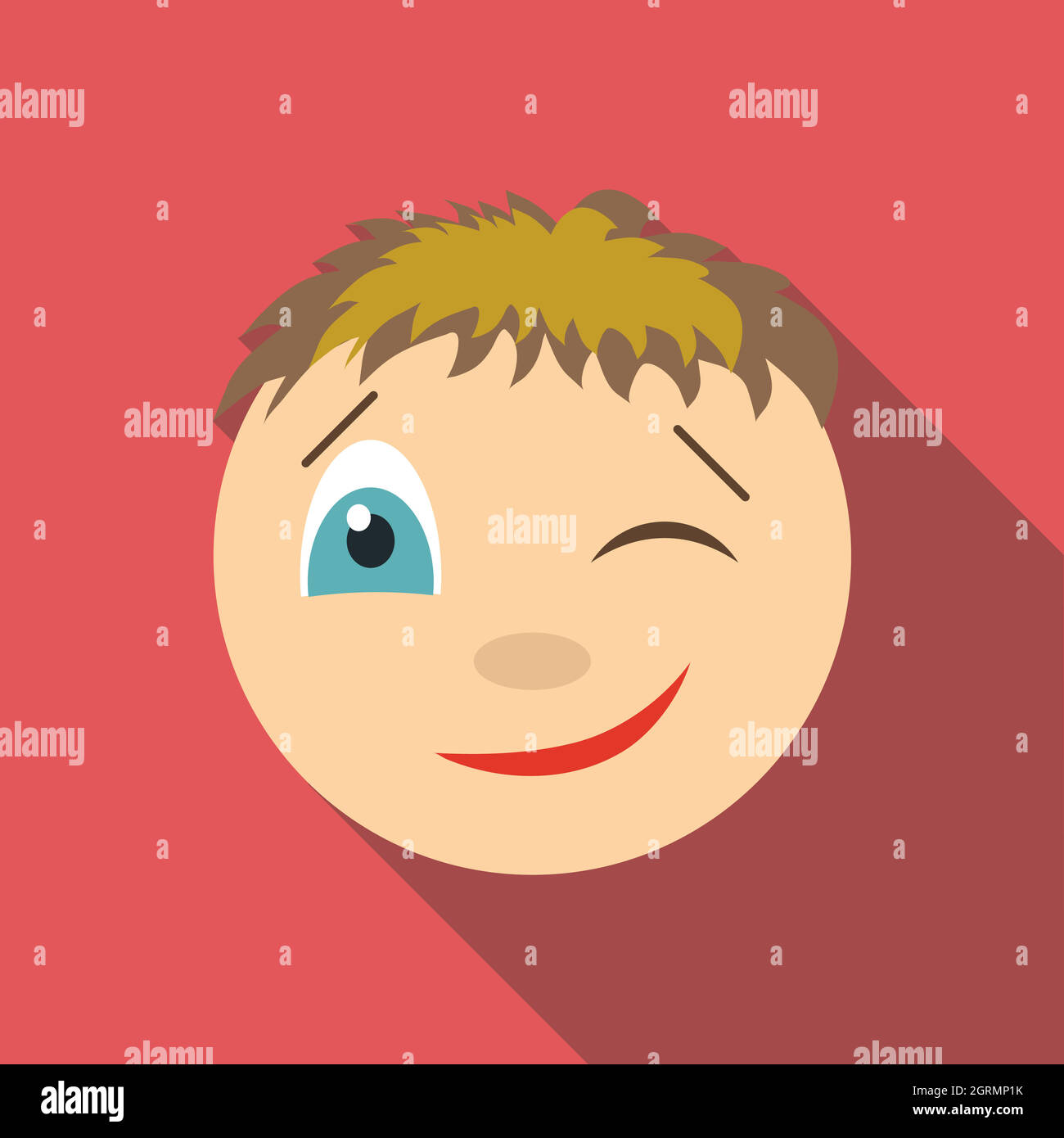 Winking eye icon vector Stock Vector Images - Alamy
