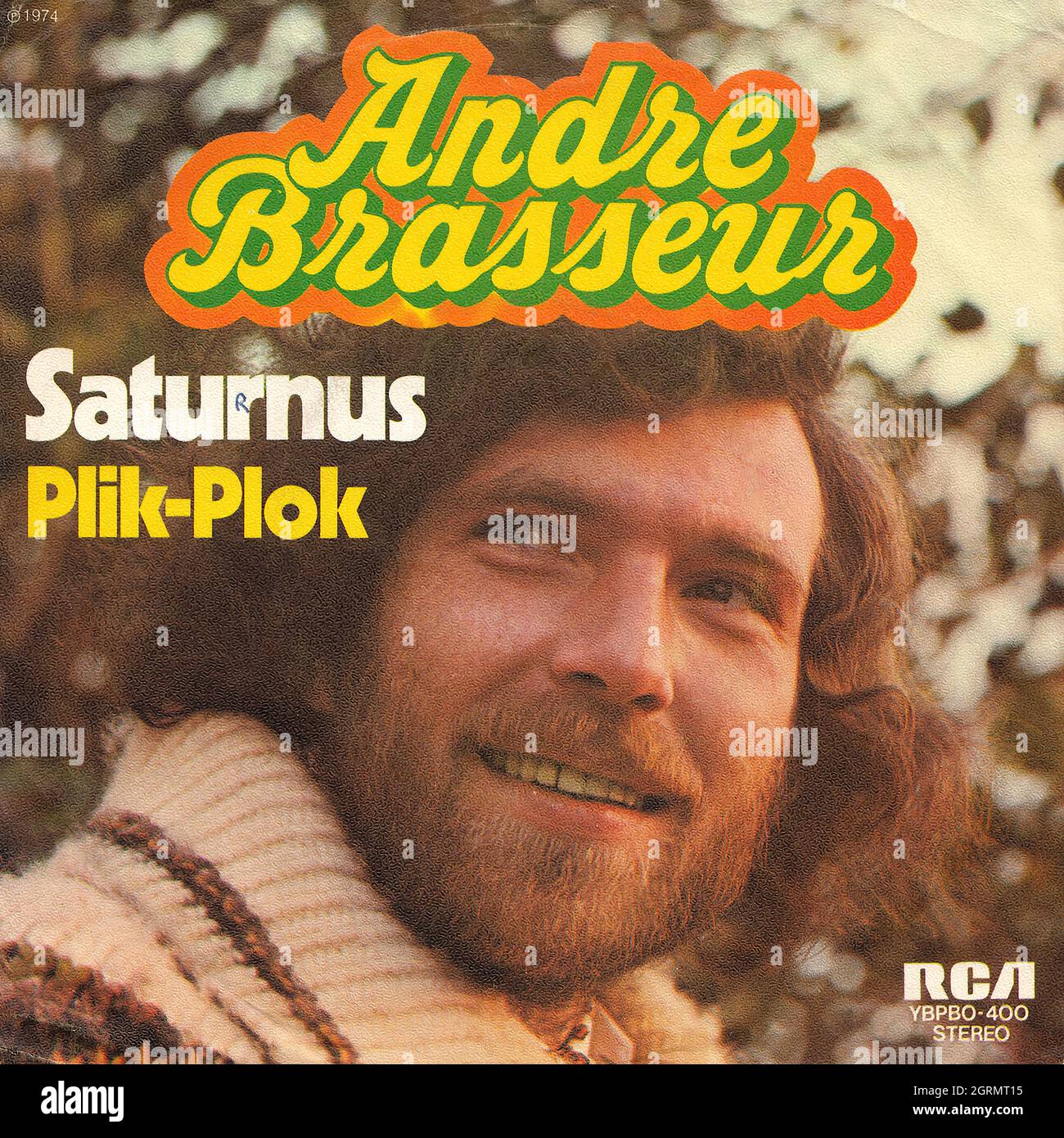 André Brasseur 45rpm - Vintage Cover Stock Photo - Alamy