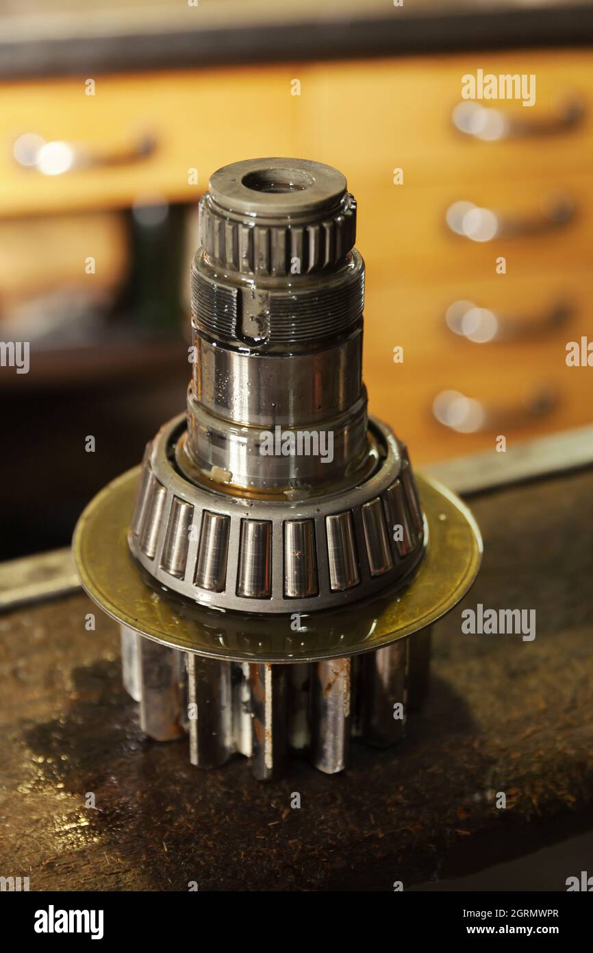 hydraulic repair pumps in the Stock Photo Alamy