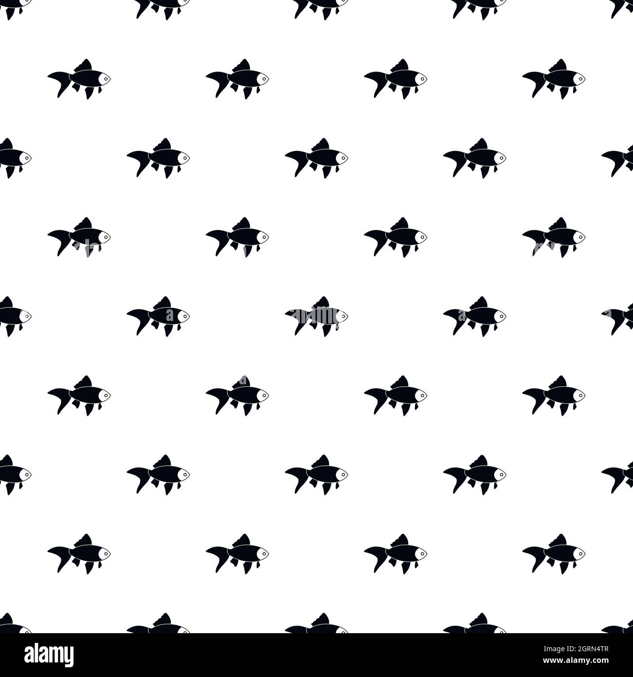Simple Gold Fish Pattern Goldfish pattern, simple style Stock Vector Image & Art - Alamy