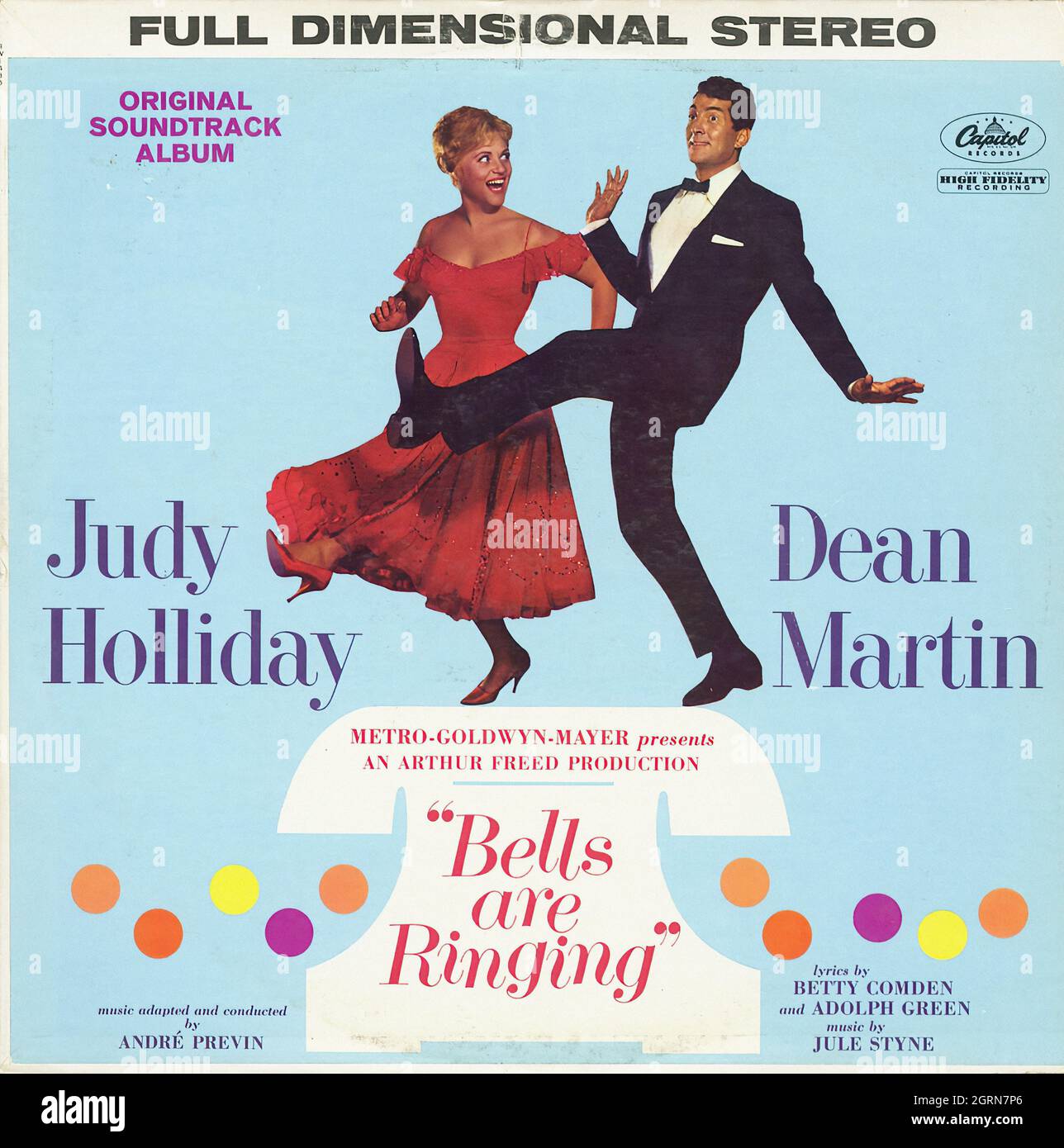 Bells Are Ringing -  Vintage Soundtrack Vinyl Album Stock Photo