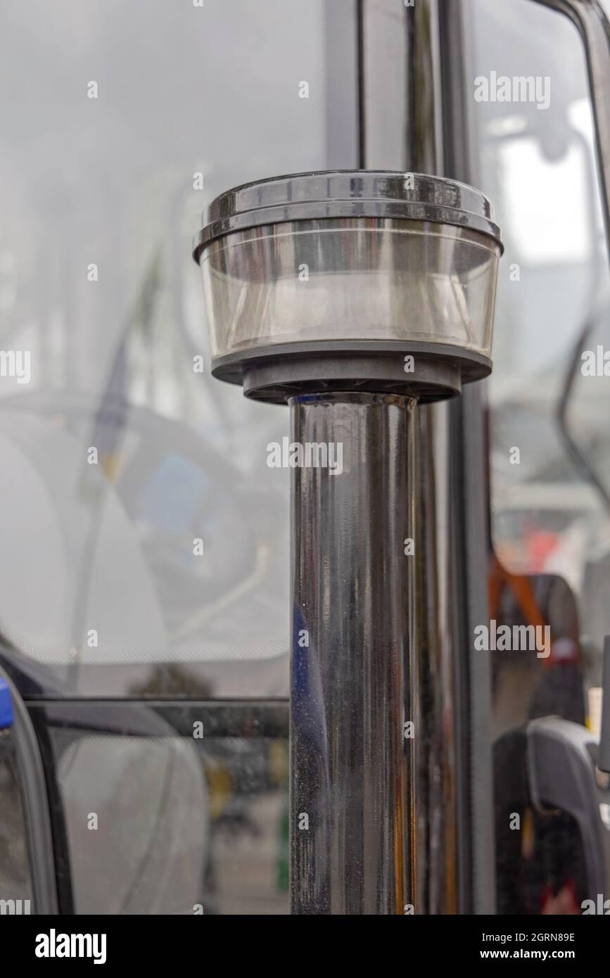 Clear Air Intake Pre Cleaner at Tractor Vehicle Stock Photo Alamy