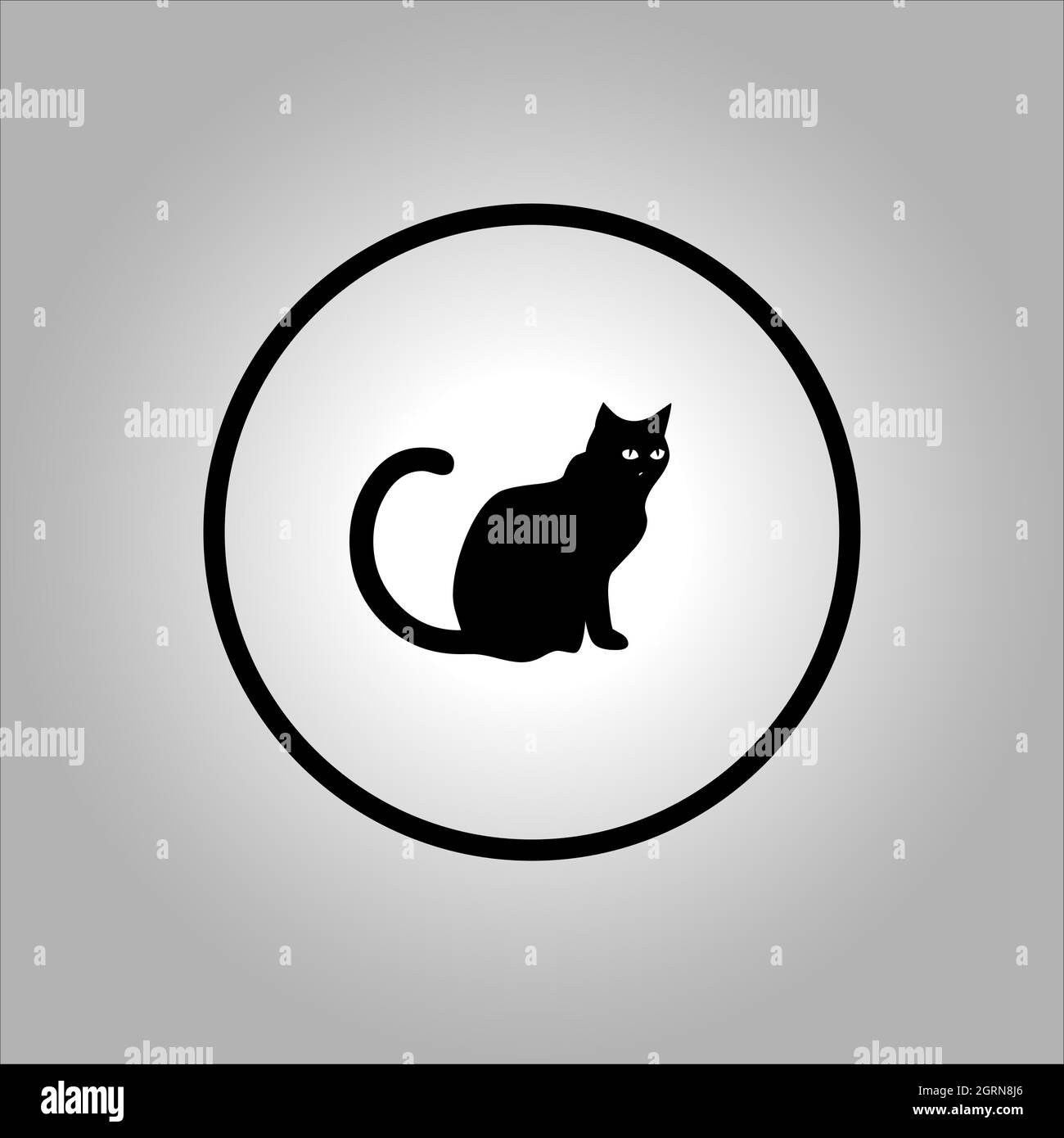 collection cats logo or cats icon for for halloween, Halloween icon set,symbol and vector,Can be used for web, print and mobile Stock Vector
