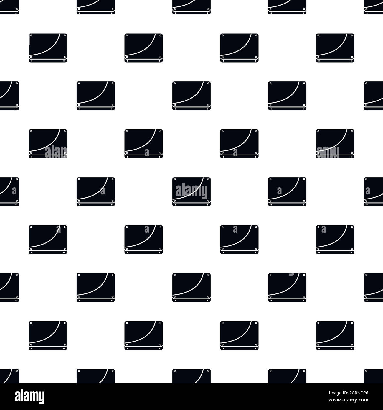 Case computer pattern, simple style Stock Vector