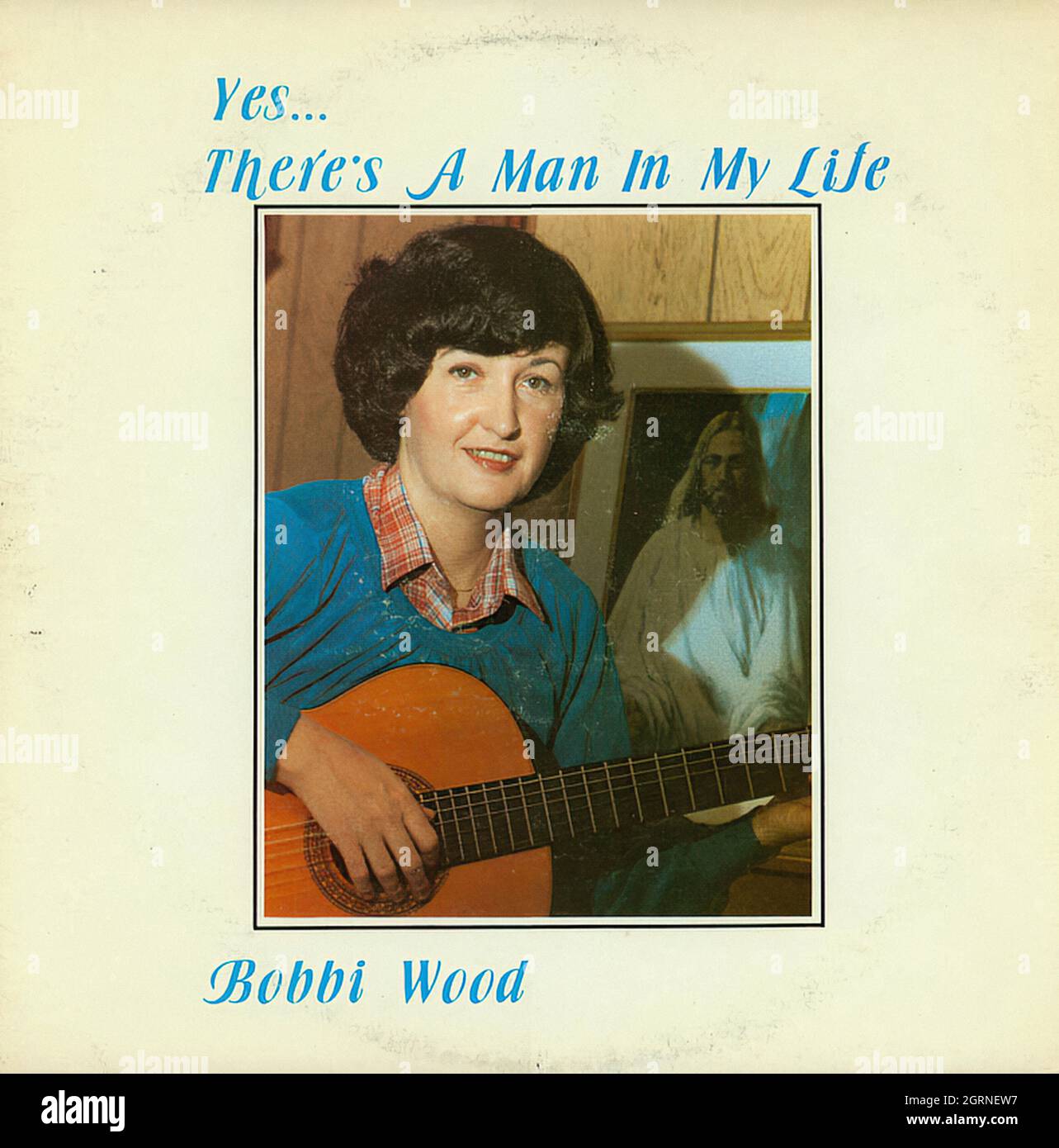 Bobbi Wood - Vintage American Christian Vinyl Album Stock Photo