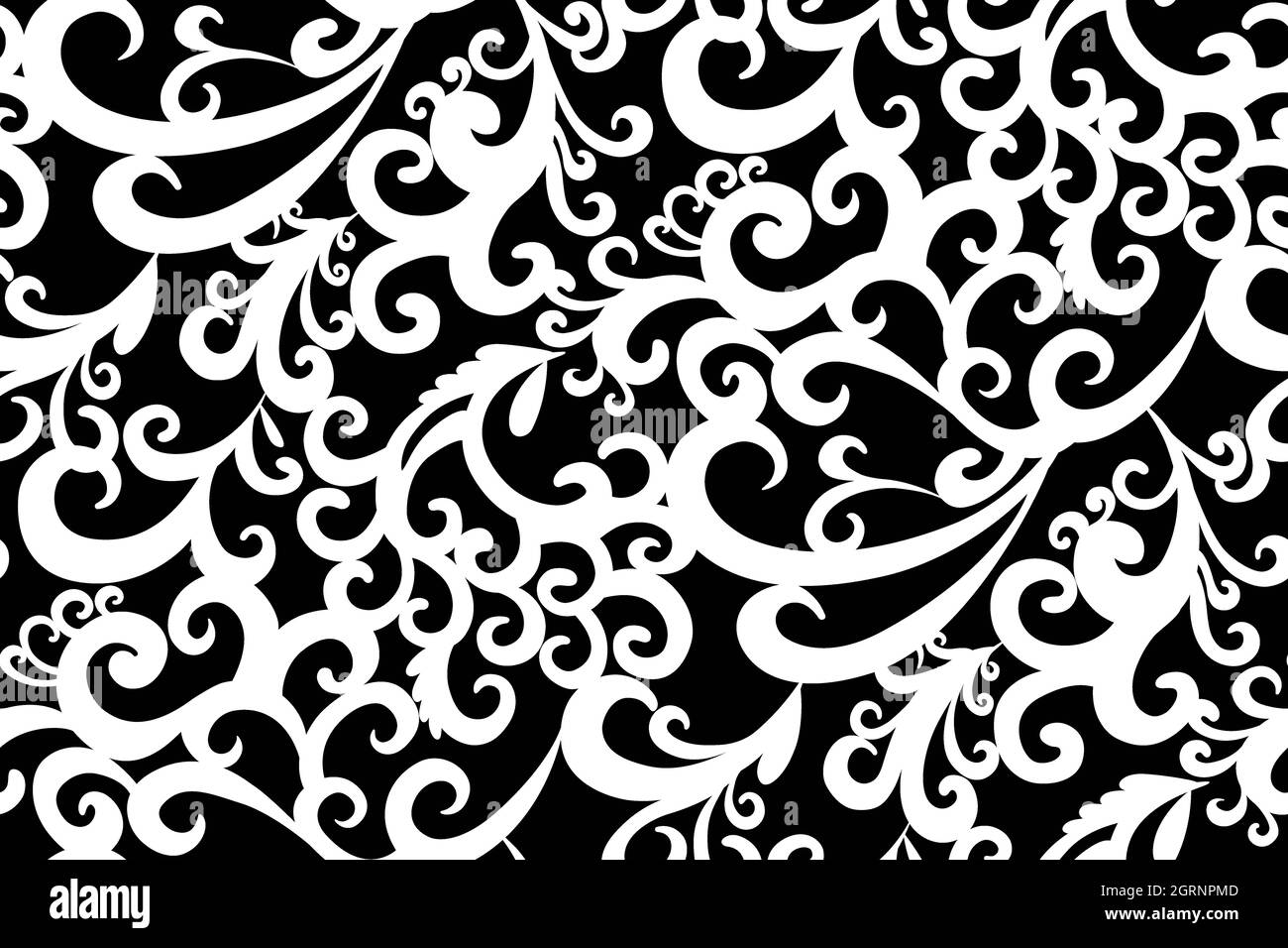 Paisley seamless pattern in ethnic style. Abstract vintage pattern with decorative elements, vector pattern in Oriental style. Stock Photo