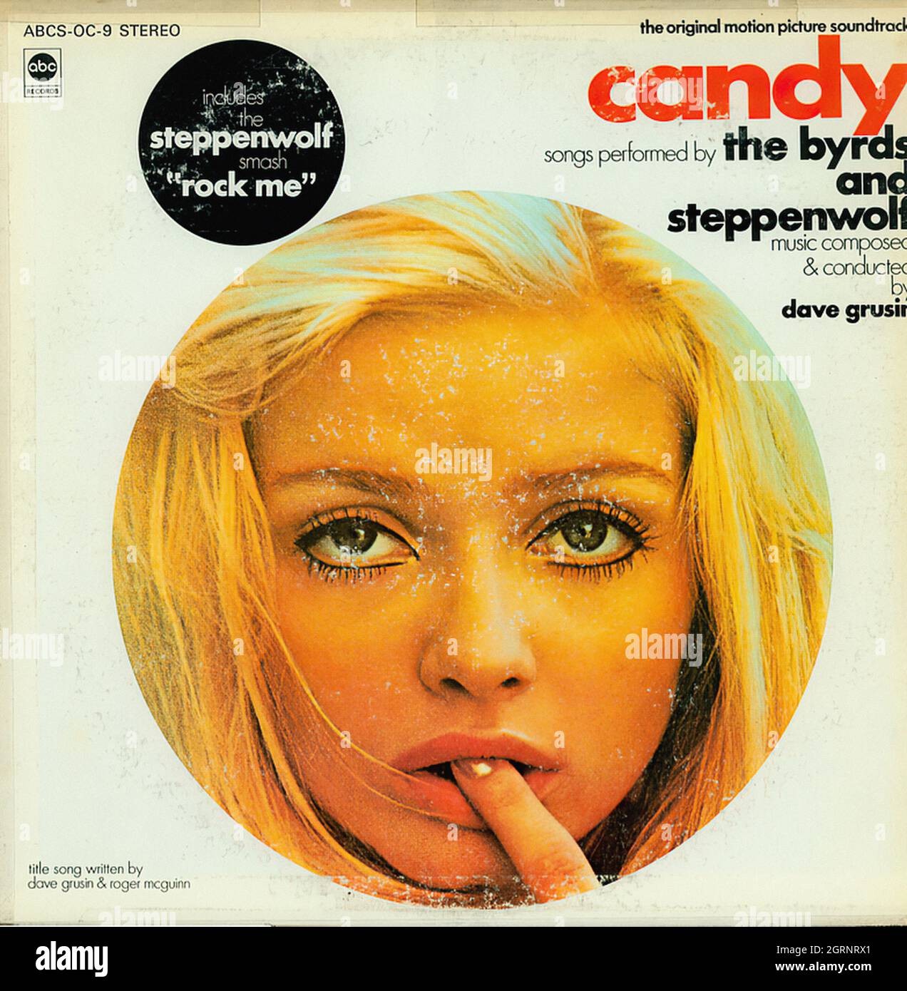 Candy - Vintage Soundtrack Vinyl Album Stock Photo