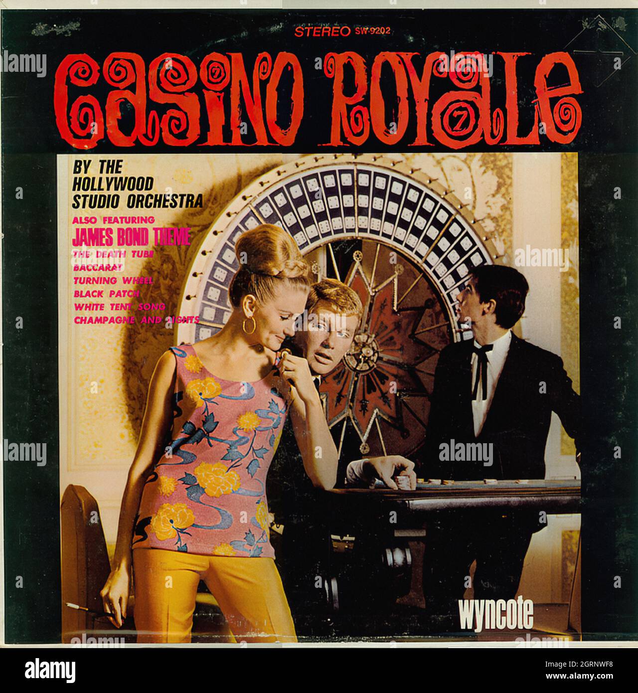 Casino Royale (Wyncote) - Vintage Soundtrack Vinyl Album Stock Photo