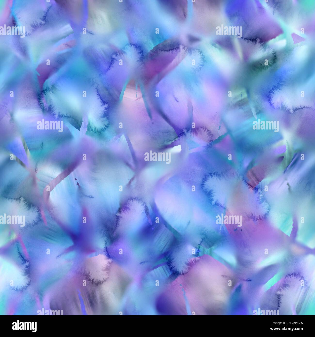 Seamless watercolor wash painting pattern swatch for surface print ...