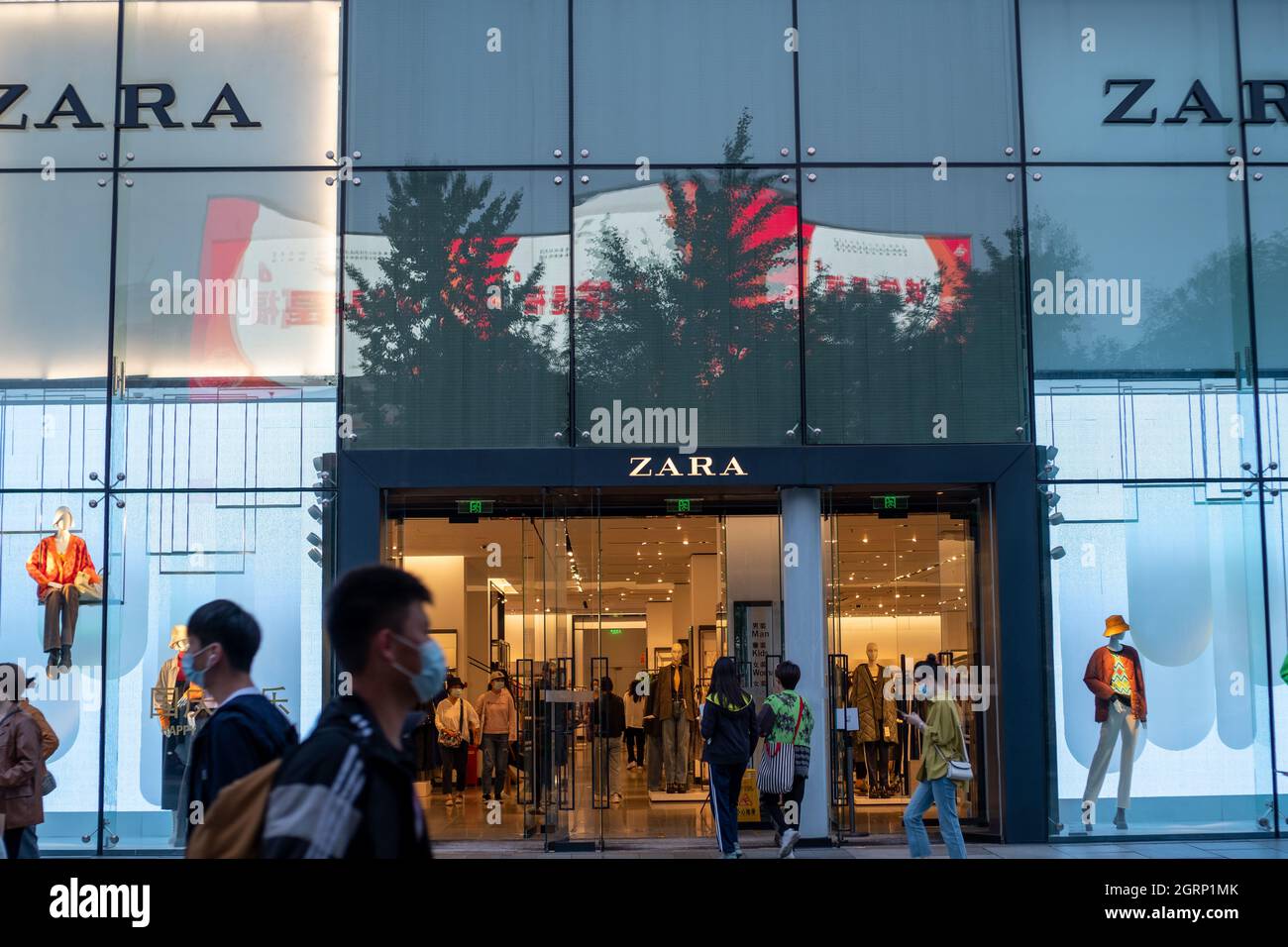 A ZARA store in Beijing, China. 02-Oct-2021 Stock Photo - Alamy