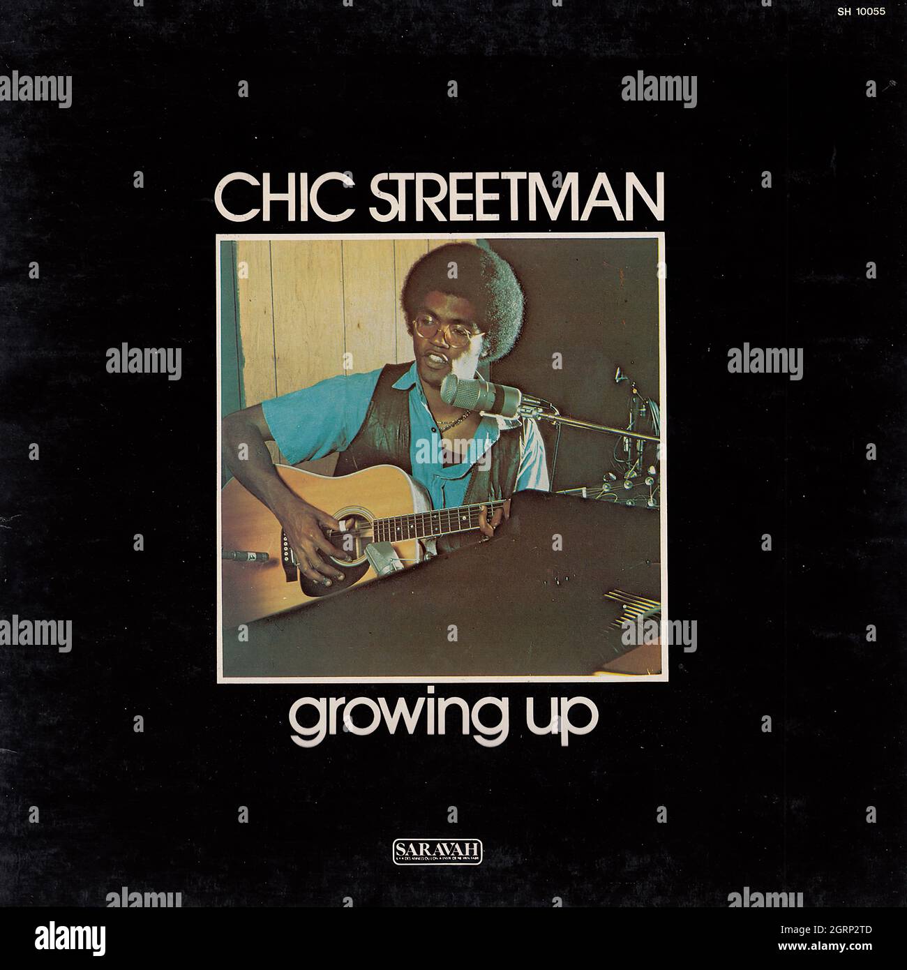 Chic Streetman - Growing up - Vintage Vinyl Record Cover Stock Photo