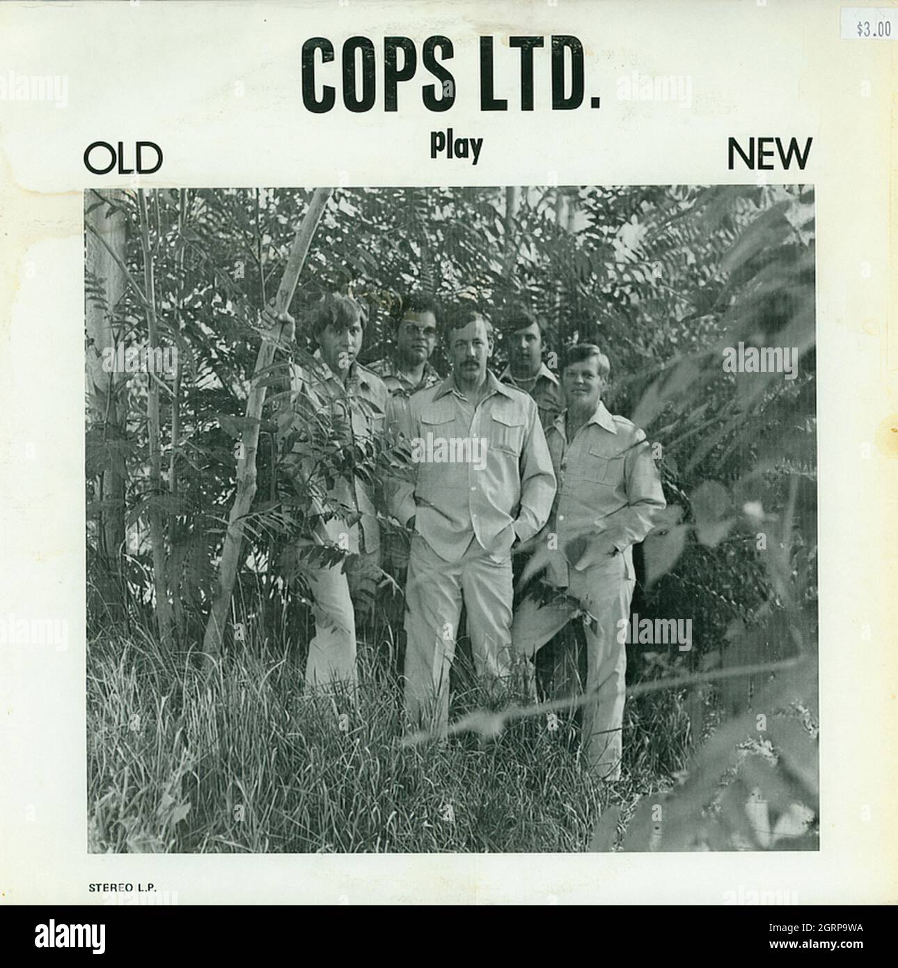 Cops Ltd. - Vintage Vinyl Album Stock Photo
