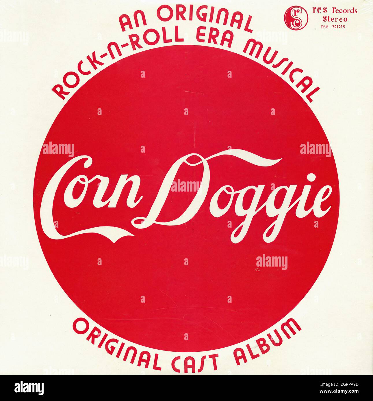 Corn Doggie -  Vintage Soundtrack Vinyl Album Stock Photo