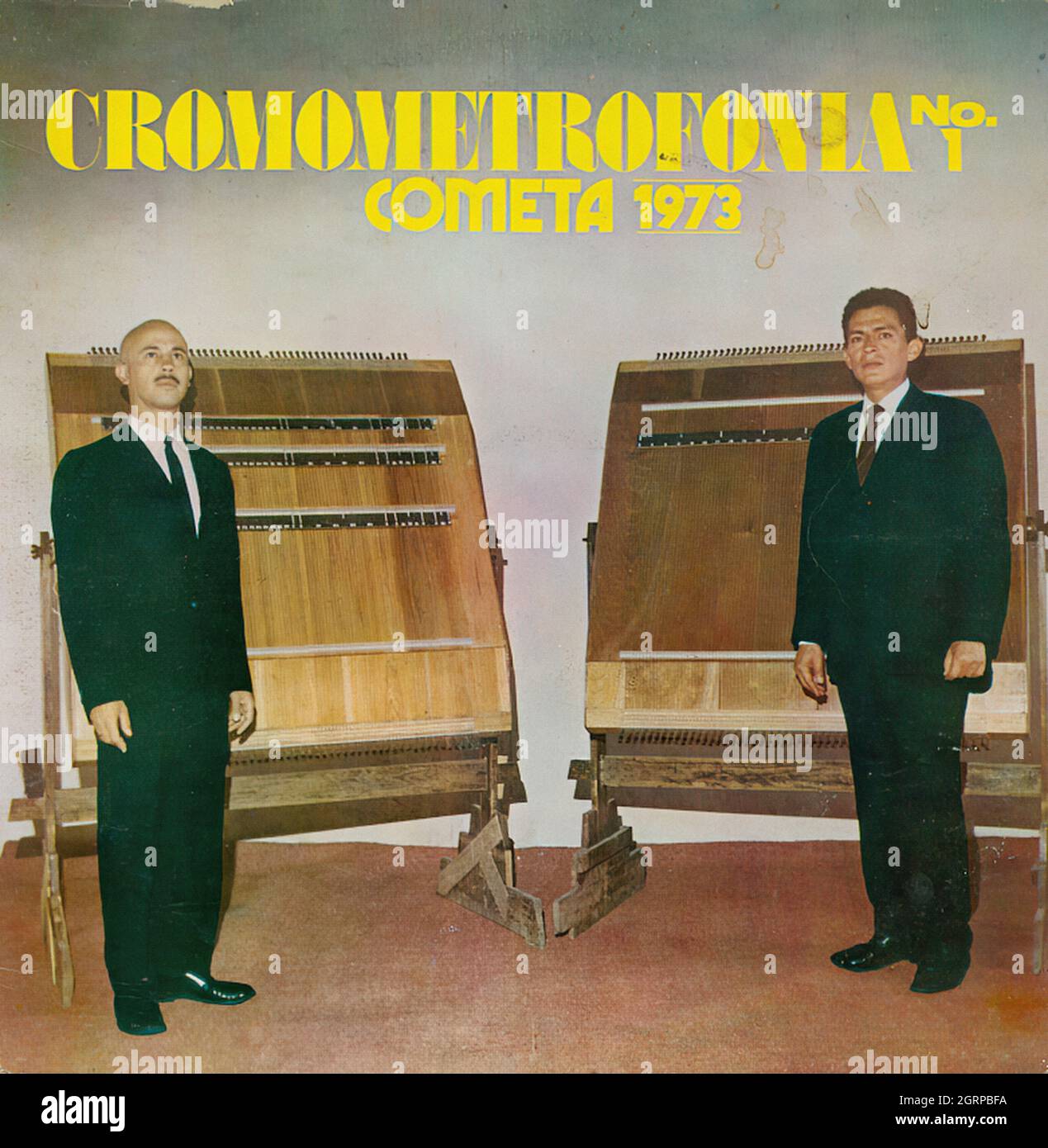 Cromometrofonia No. 1 - Vintage Vinyl Album Stock Photo