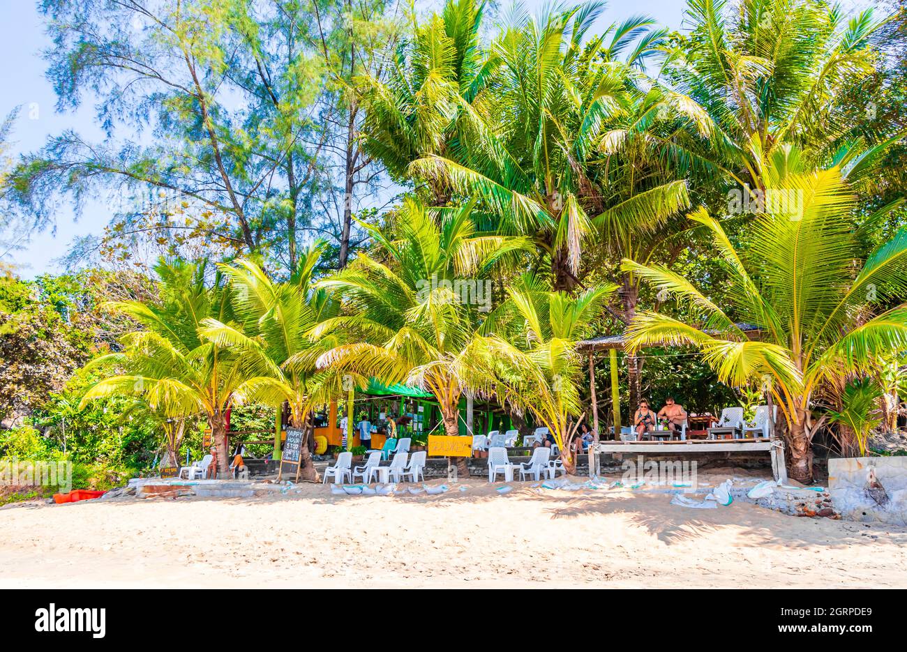 Ko Phayam Thailand 30. January 2020 Natural resorts on the tropical ...