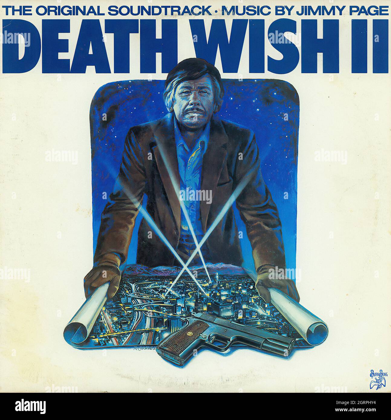 Death Wish II - Vintage Soundtrack Vinyl Album Stock Photo