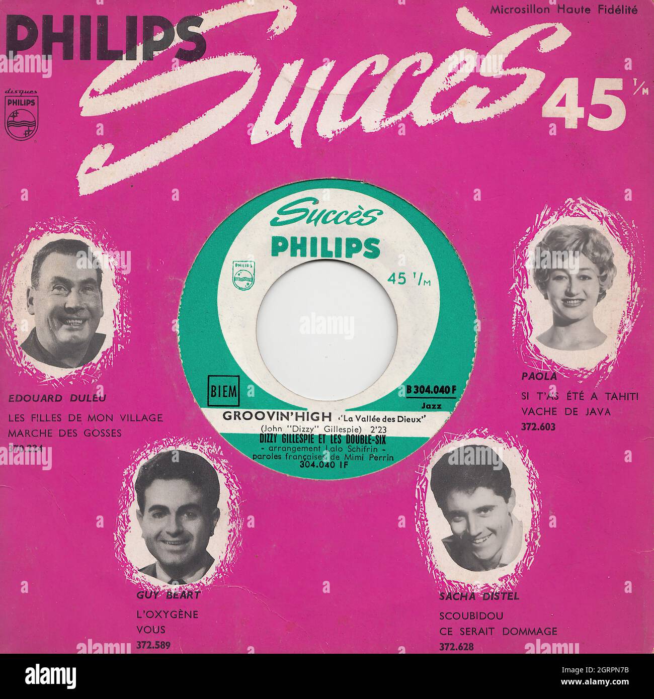 Dizzy Gillespie et Les Double Six Groovin' high Blue n' Boogie