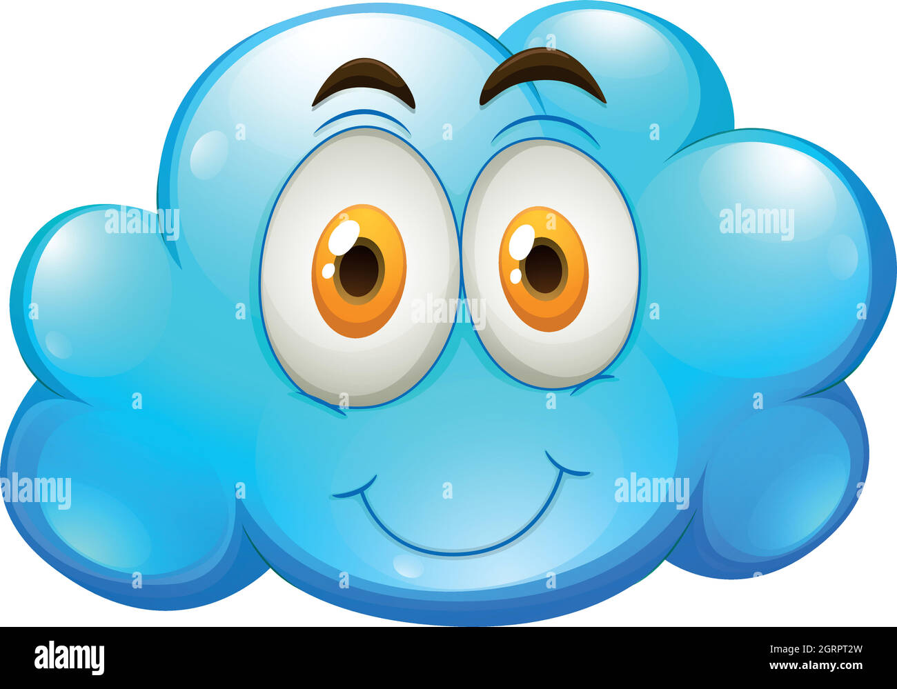 Happy cloud Stock Vector Images - Alamy