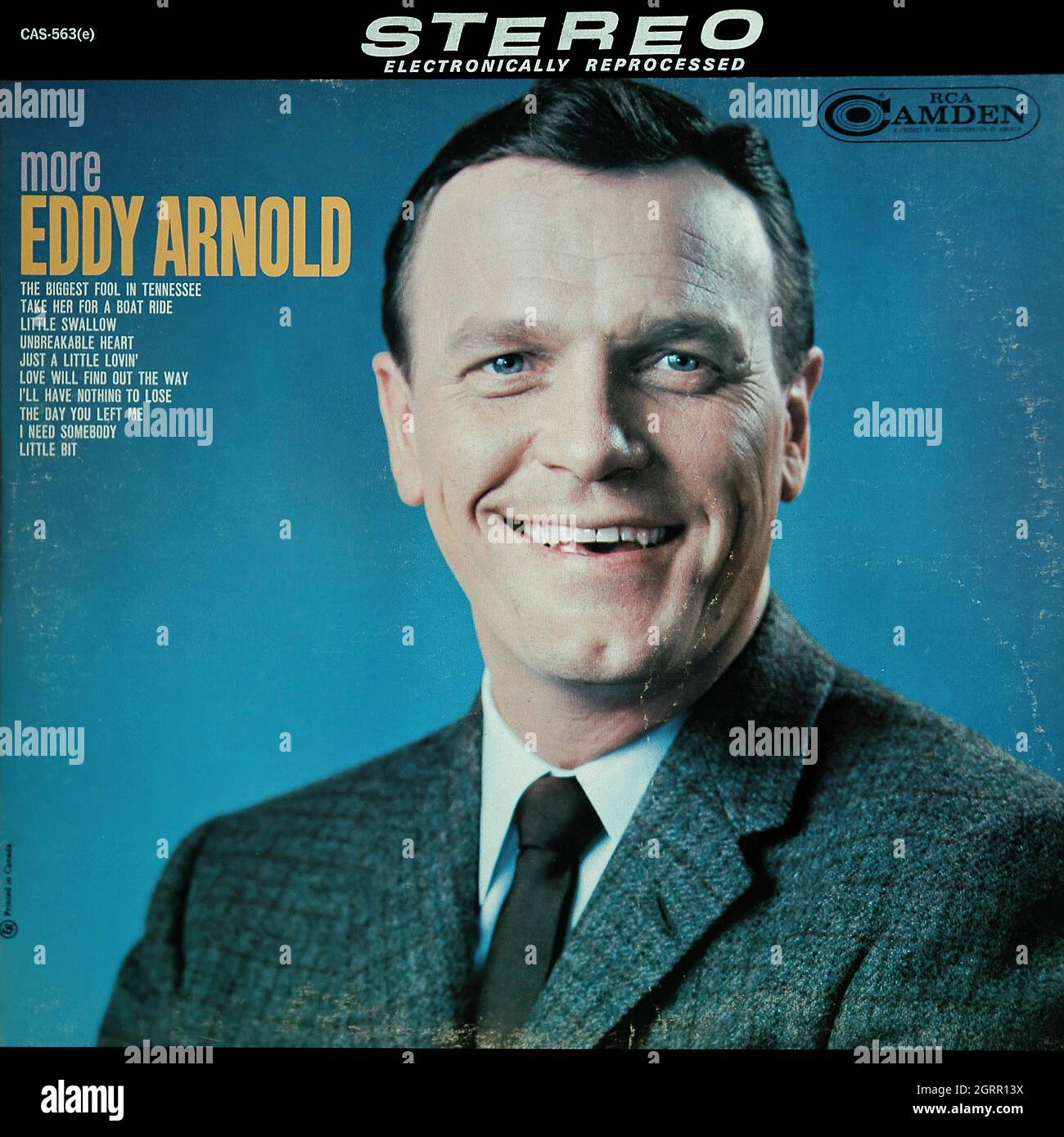 Eddy Arnold - More 1960 - Vintage Vinyl 33 rpm record Stock Photo - Alamy