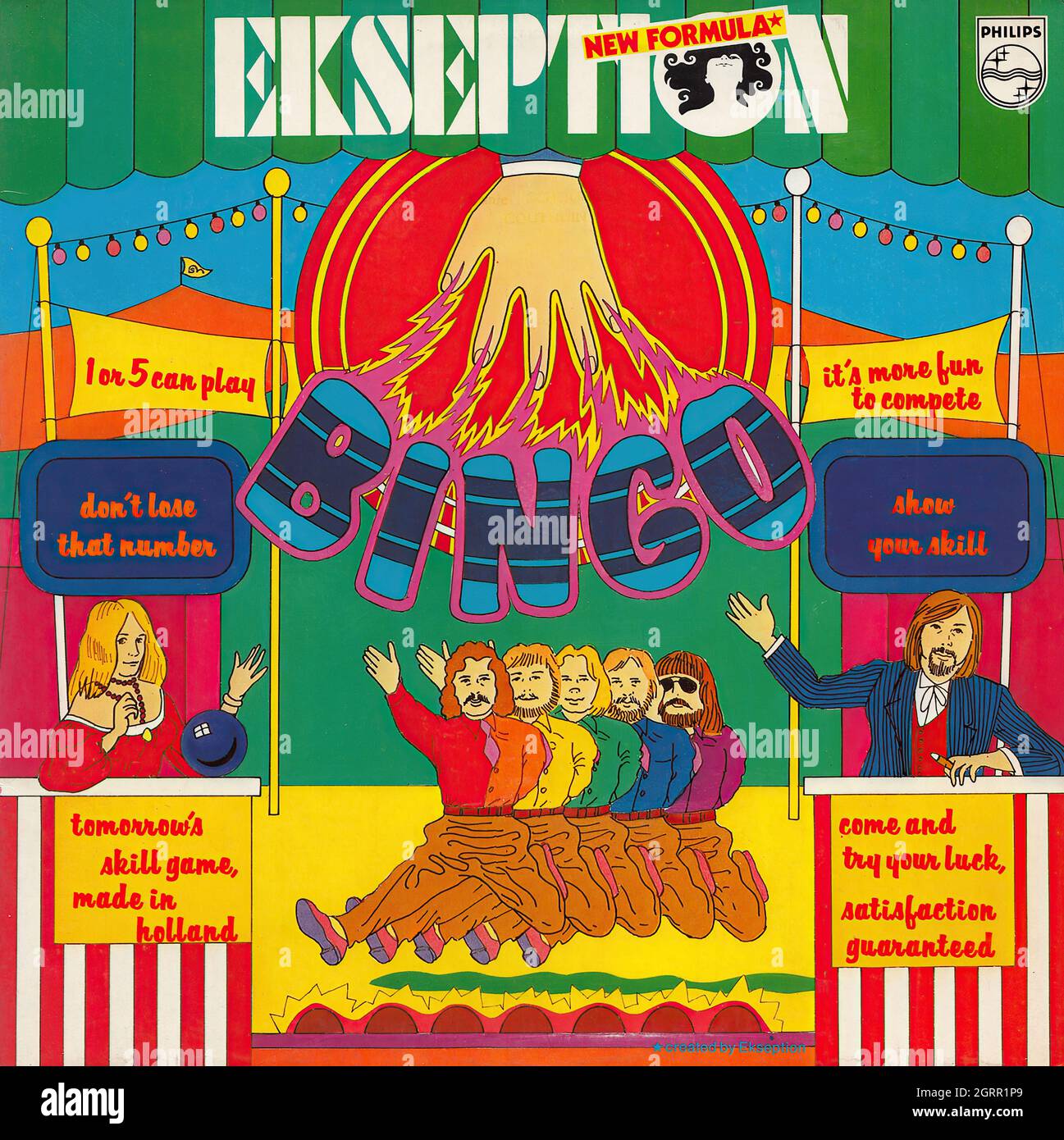 Ekseption - Bingo - Vintage Vinyl Record Cover Stock Photo